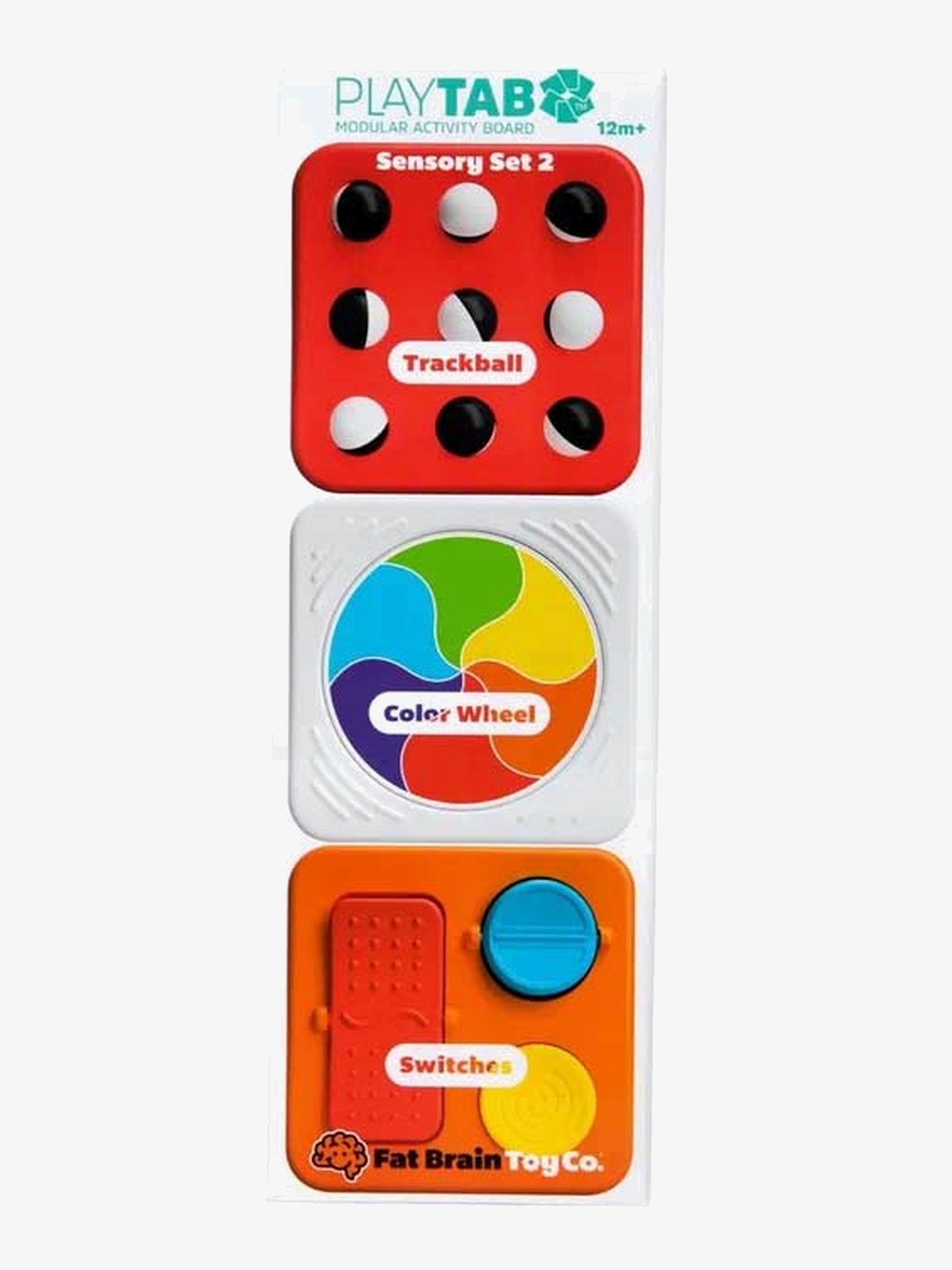 Fat Brain Play Tab Sensorisches Aktivitätsspielzeug Set 2, Babyspielzeug