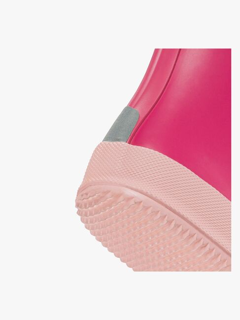 Viking Alv Paw Print Barefoot Gummistiefel, Light Pink/Magenta