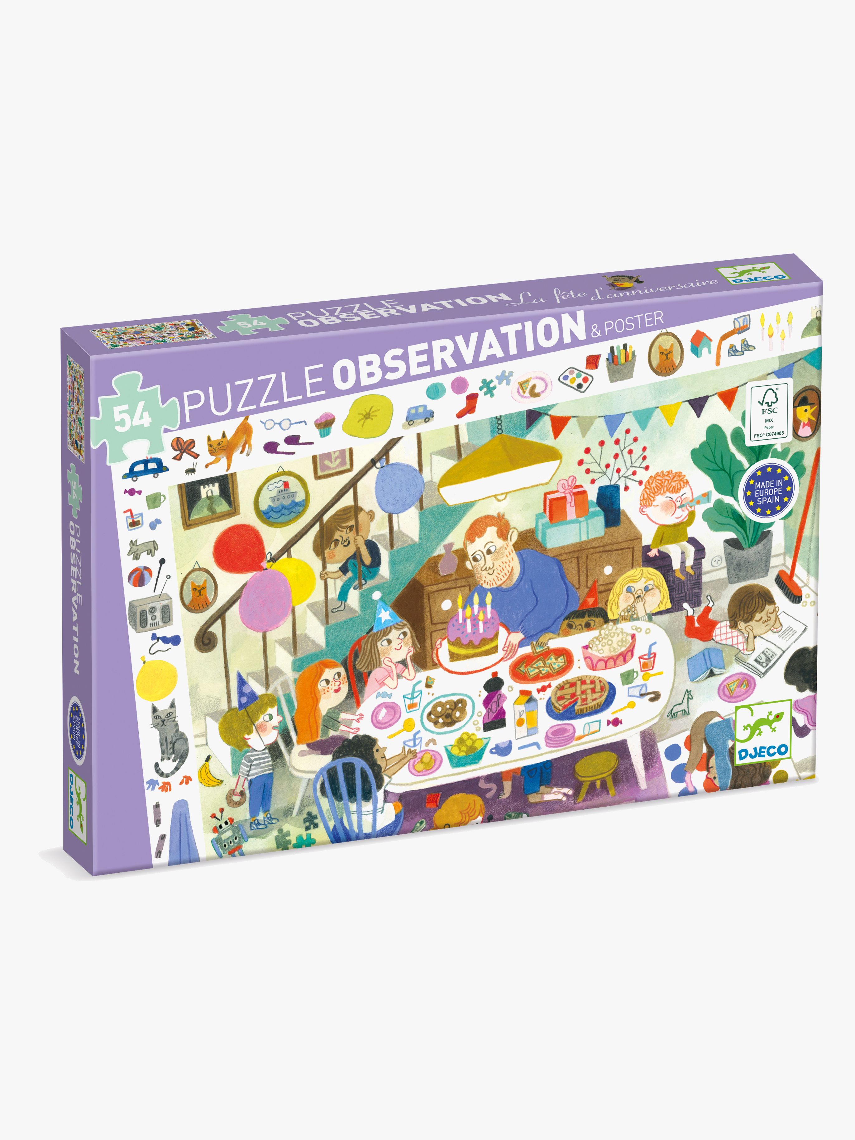 Observation Puzzle Geburtstagsfeier 54 Teile