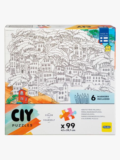 Peliko CIY Puzzle mit Filzstiften 99 Teile Gemischte Auswahl