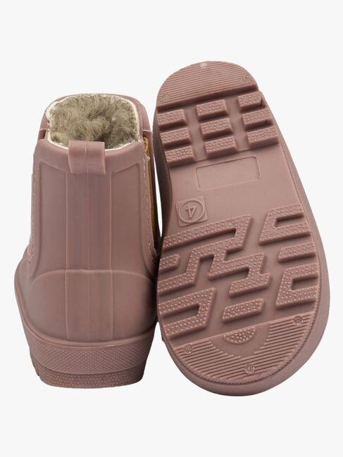 Mikk-Line Gefütterte Gummistiefel Wollmischung, Twilight Mauve