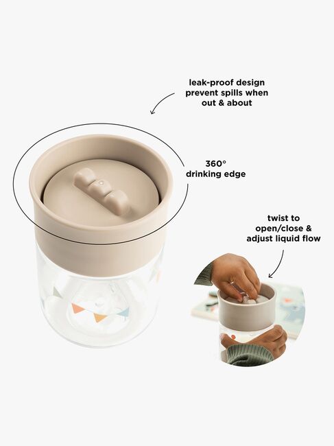 Done By Deer Celebration 360° Becher, Sand