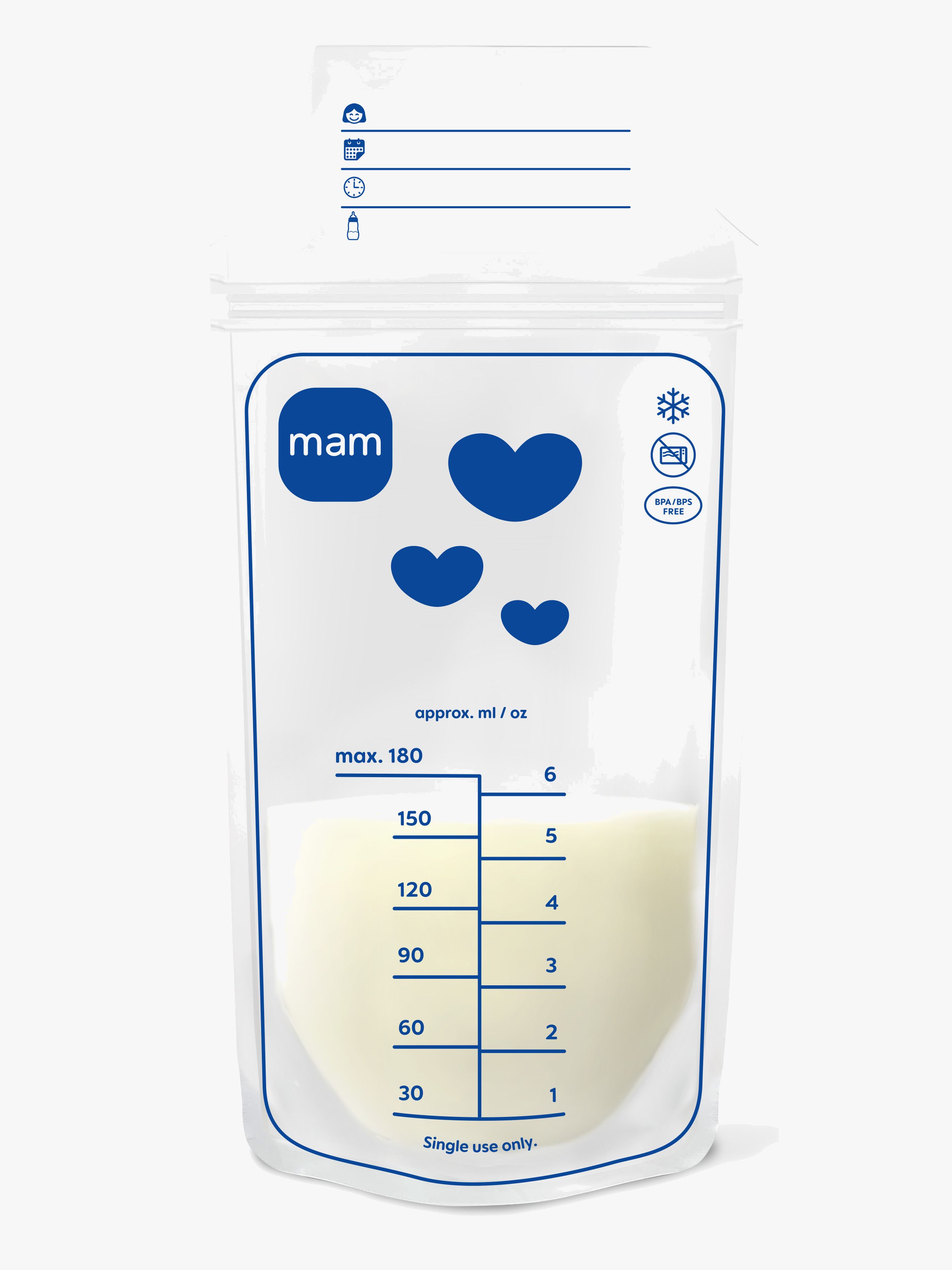 Muttermilchbeutel 25er-Pack