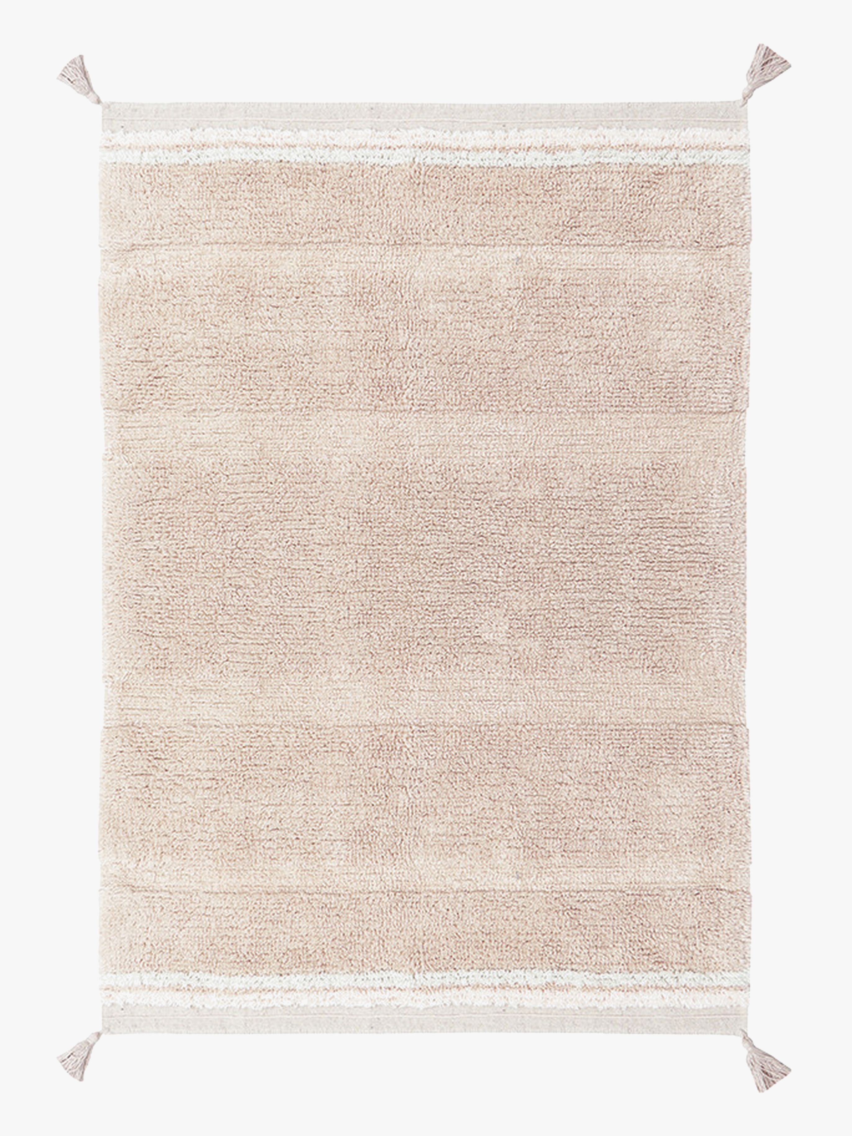 Lorena Canals Waschbarer Teppich 90x130 cm Bloom, Rose
