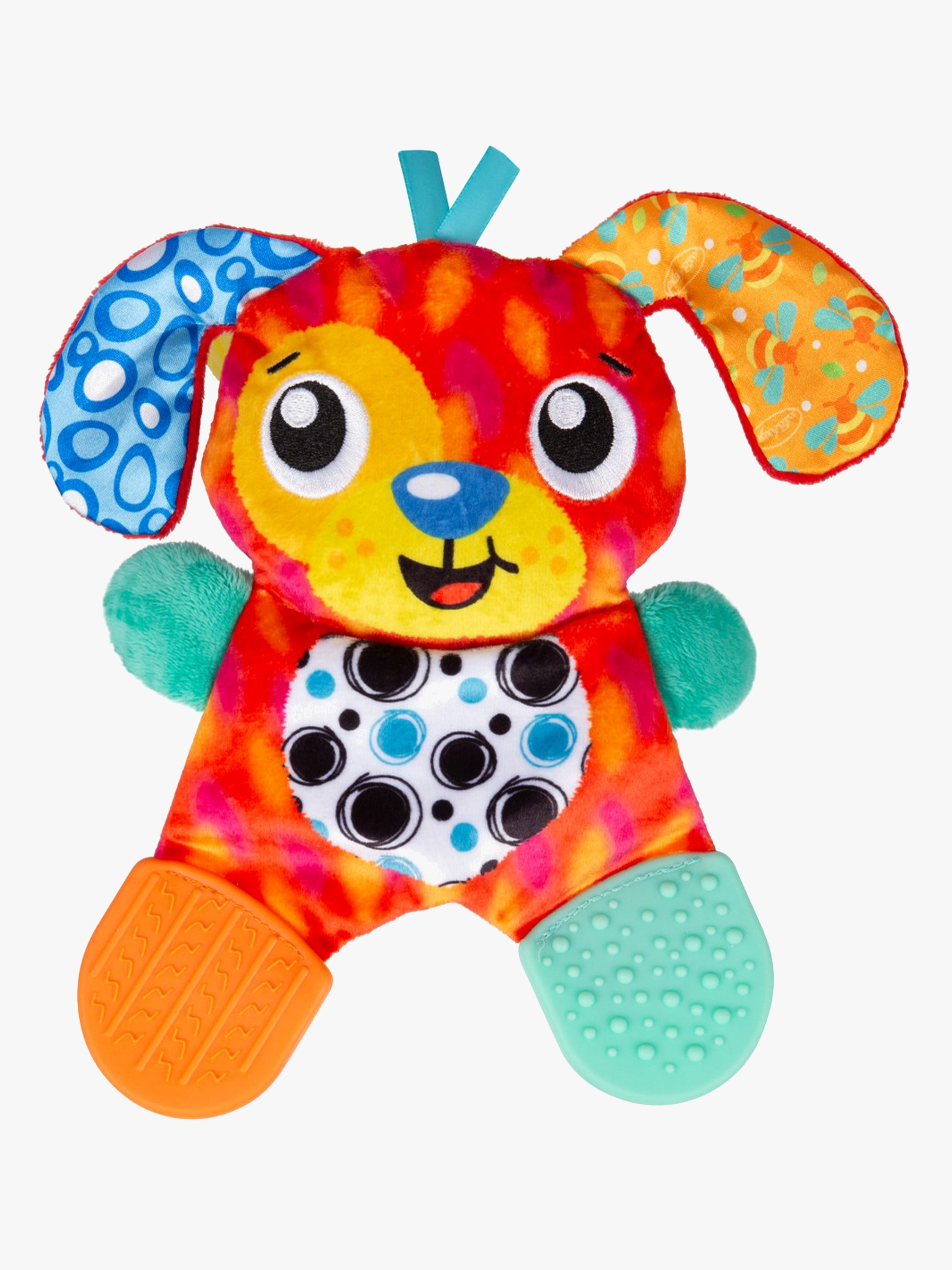 PlayGro Crinkle Blankie Penny Puppy Aktivitätsspielzeug, Babyspielzeug