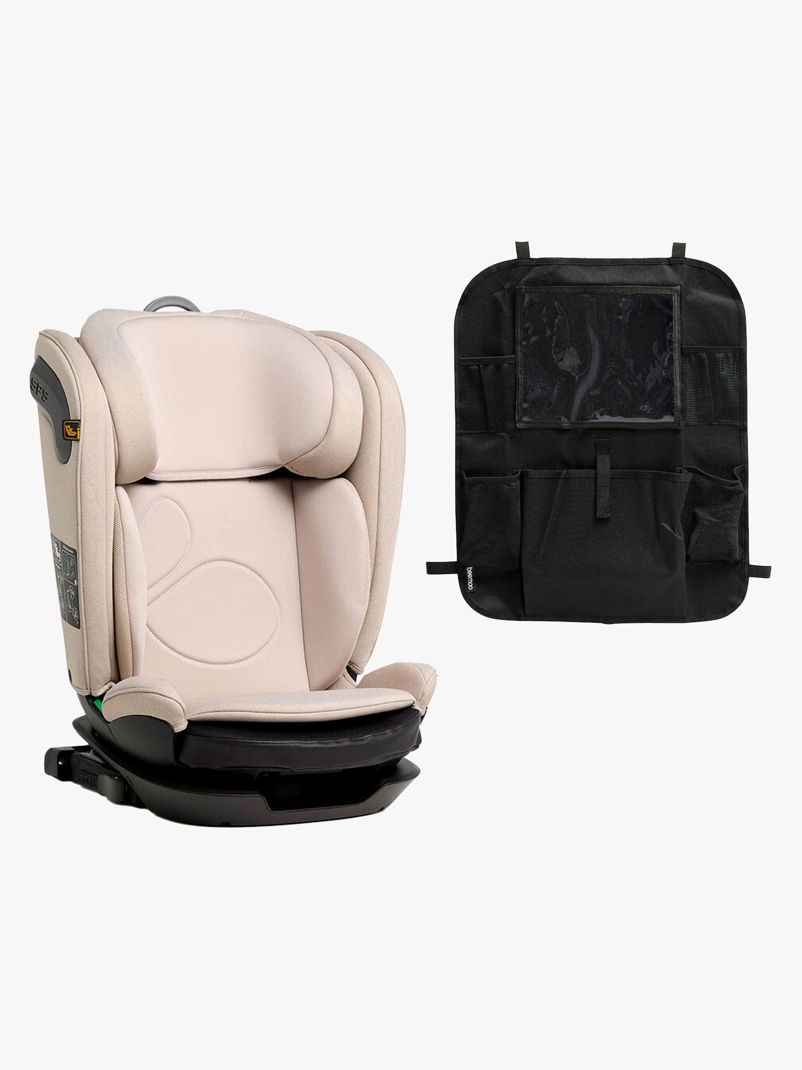 Reform ISOFIX Kindersitz inkl. Beemoo Smart Organizer, Oat