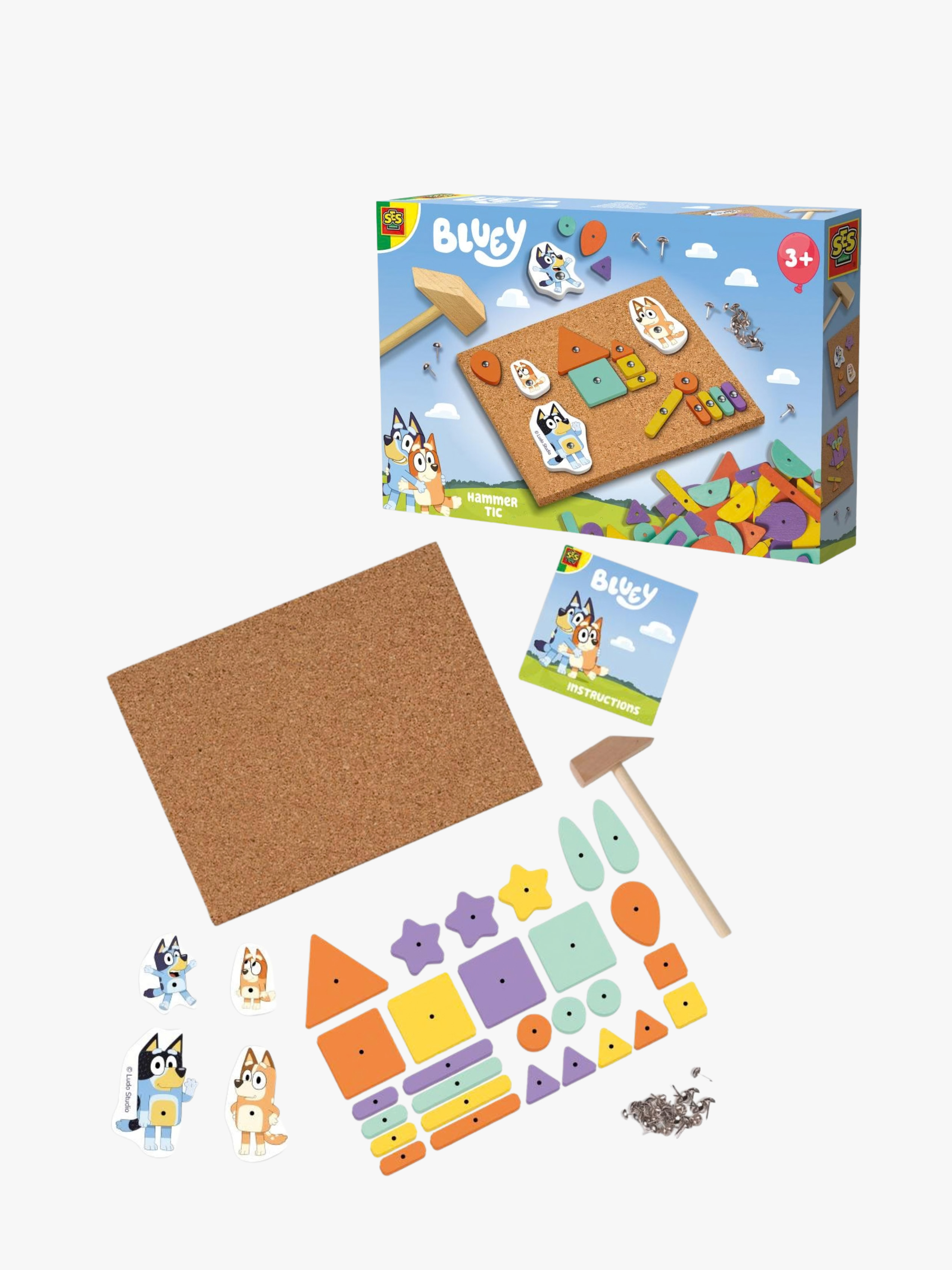 Bluey Bastelset Hammerplatte