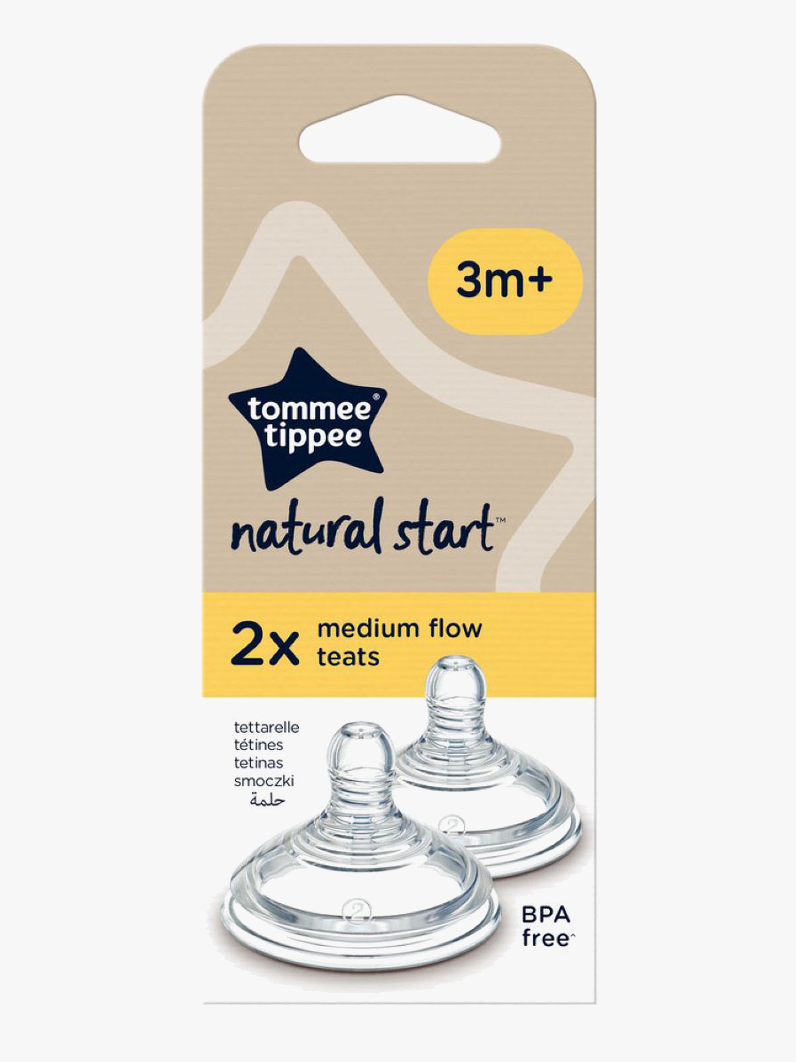 Natural Start Medium Flow Sauger 2er-Pack