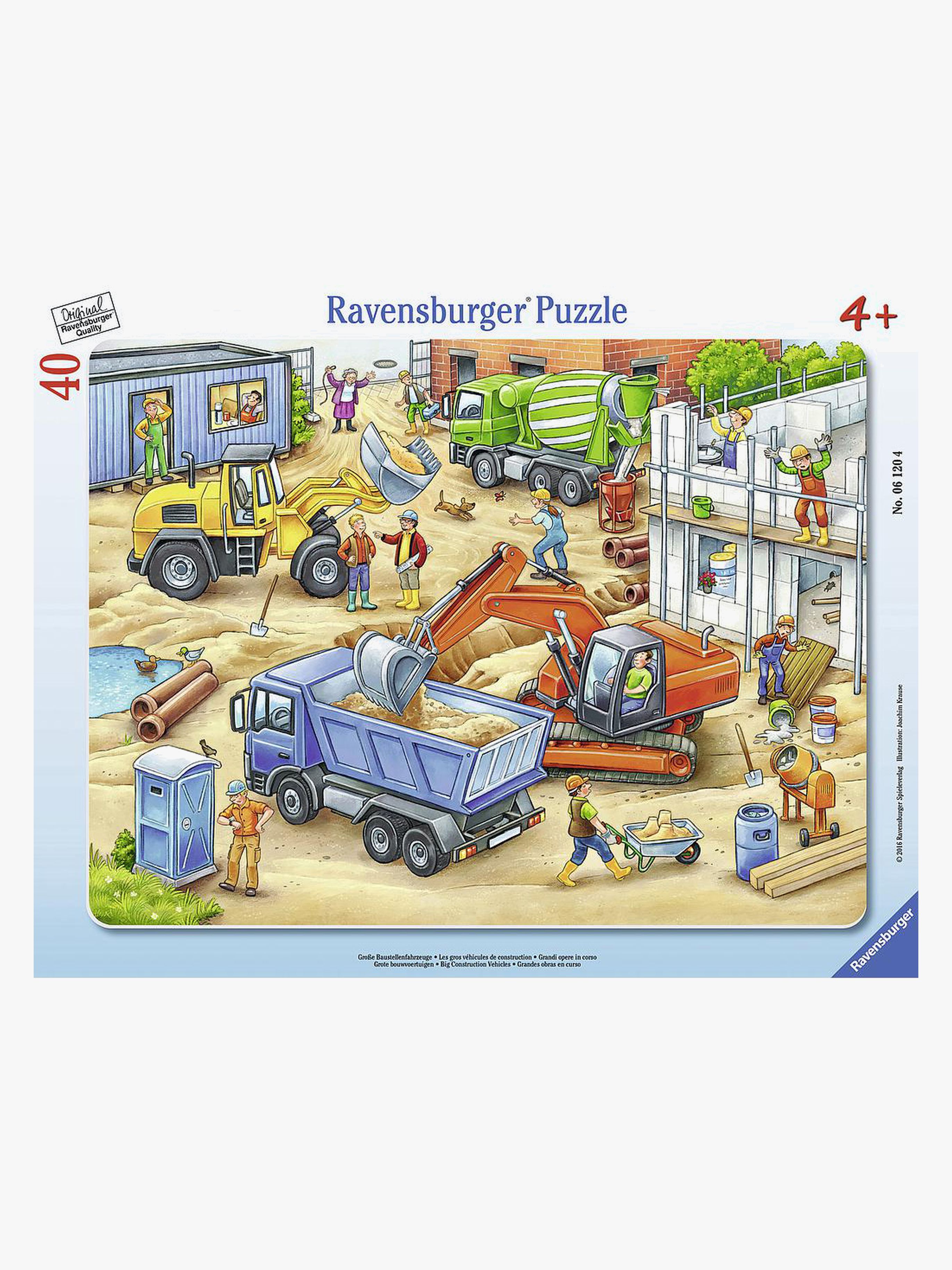 Puzzle Big Construction Vehicles 40 Teile