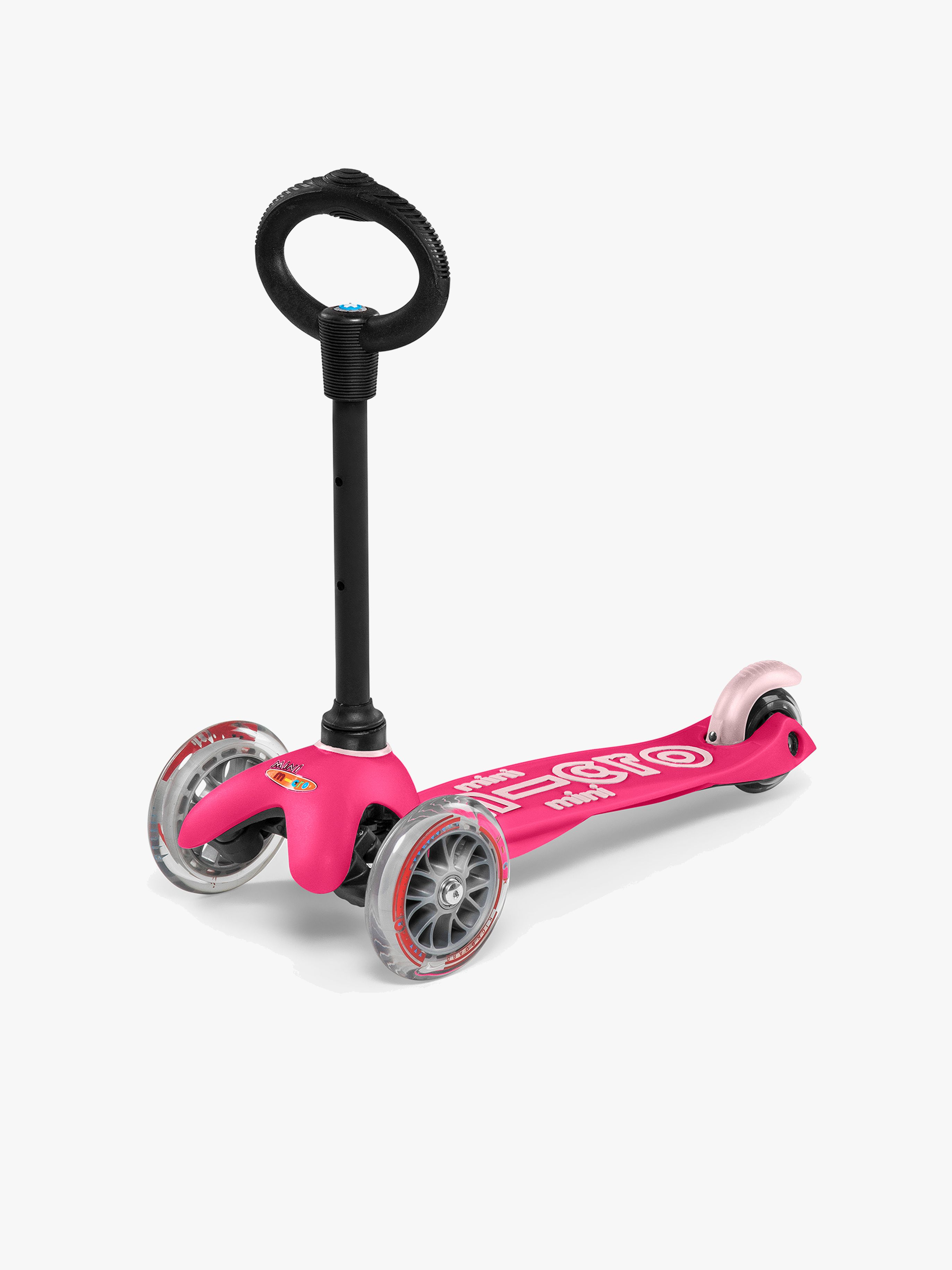 Tretroller Drei Räder Mini 3-in-1 Deluxe, Rosa
