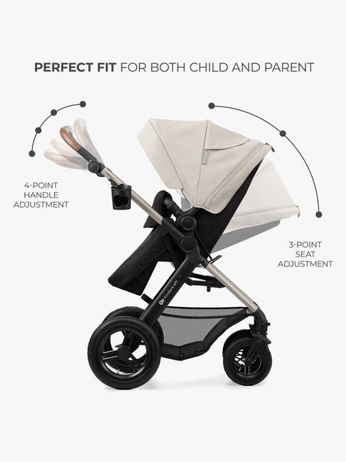Kinderkraft MOOV 2 4-in-1 Air Kombikinderwagen, Moonlight Grey