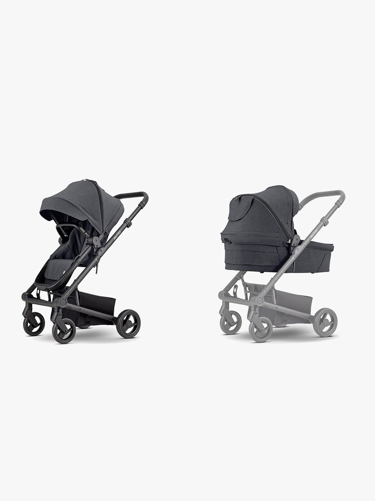 Mutsy Nexo+ Kombikinderwagen, Schwarz