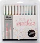 Creativ Company Sketch Marker Stifte Pastellfarben 12er-Pack