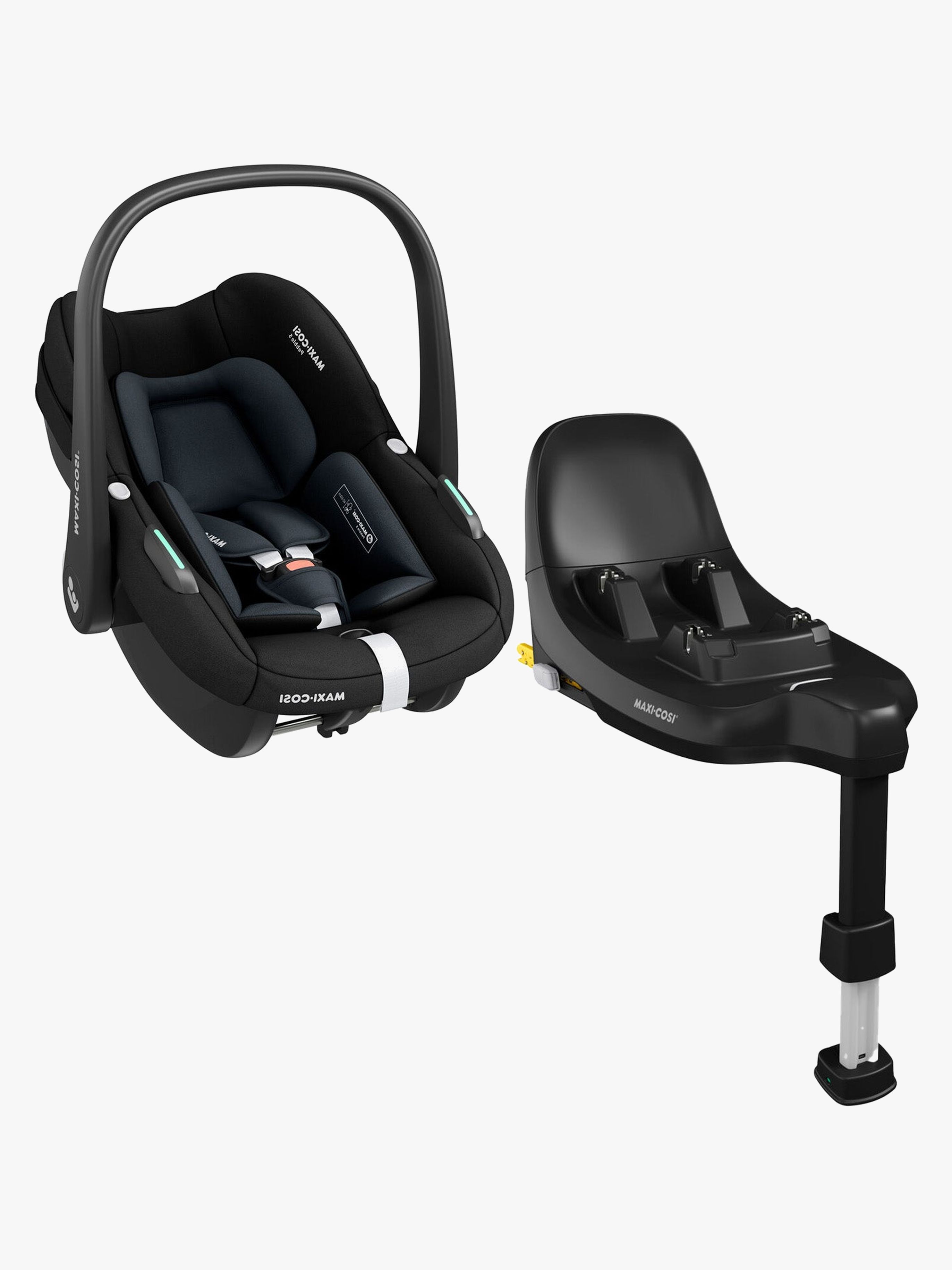 Pebble S Babyschale inkl. FamilyFix S Basis, Tonal Black