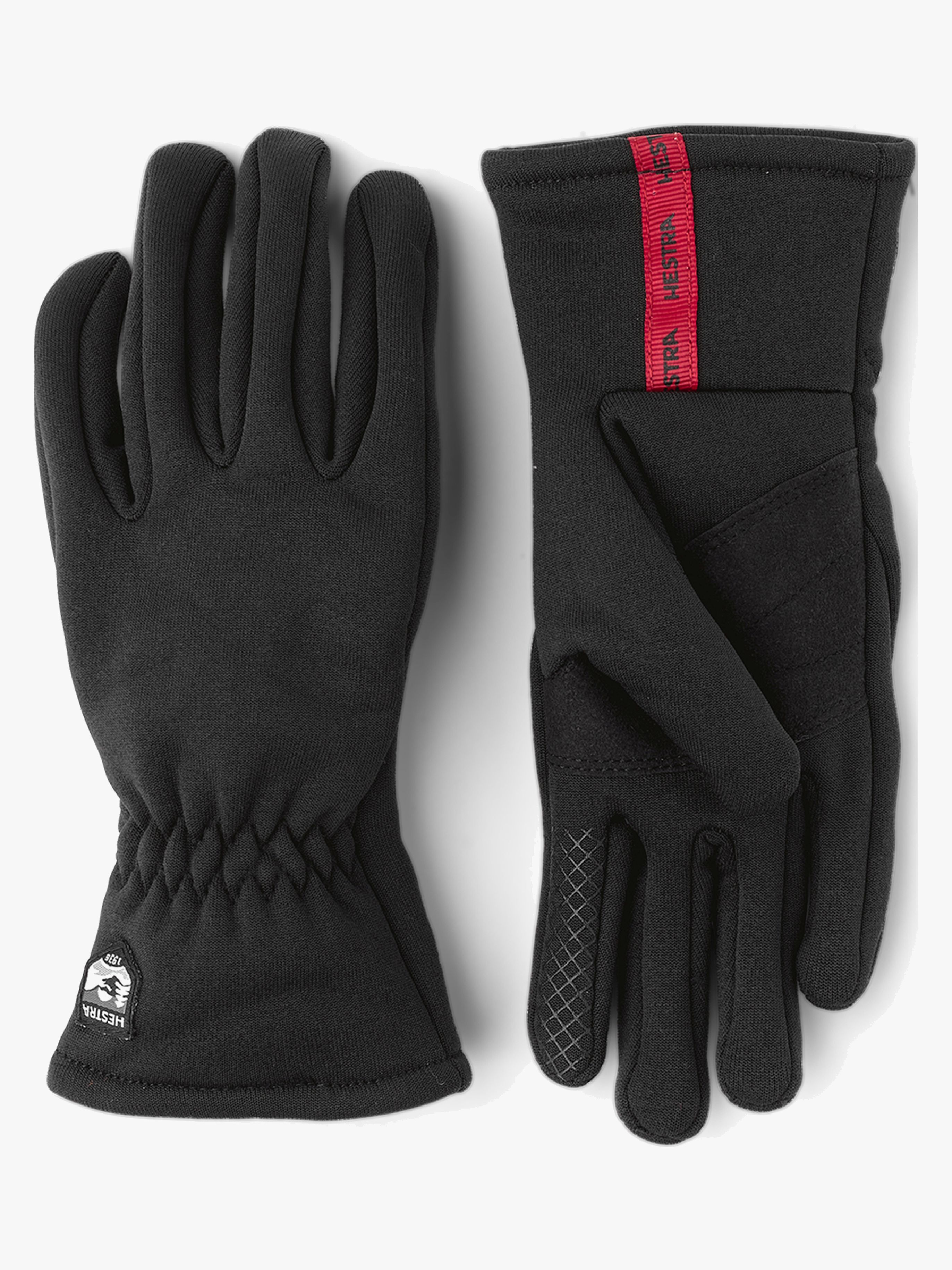 Hestra Touch Point Fleece Liner JR Handschuhe, Schwarz, 5