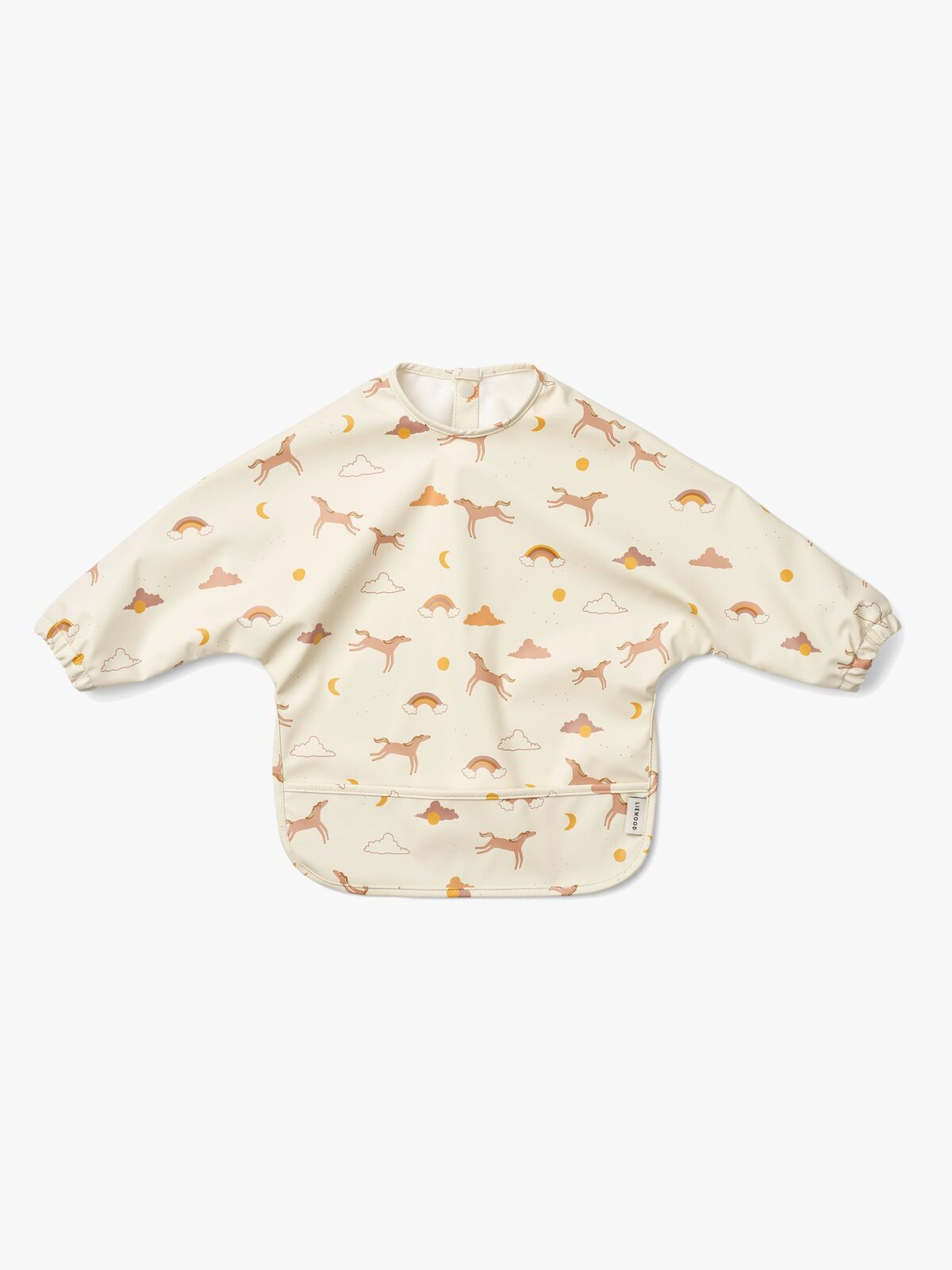 LIEWOOD Merle Cape Lätzchen mit Print, Dream/Ecru