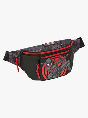 Marvel Spider-Man Miles Morales Bauchtasche, Schwarz