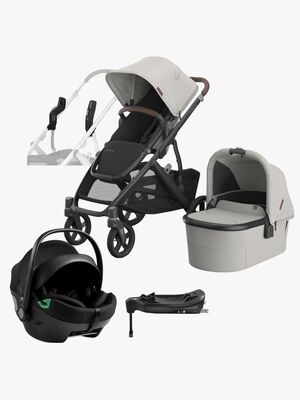 UPPAbaby Vista V3 Kombikinderwagen inkl. Axkid GOKID Babyschale & Basis, Savannah