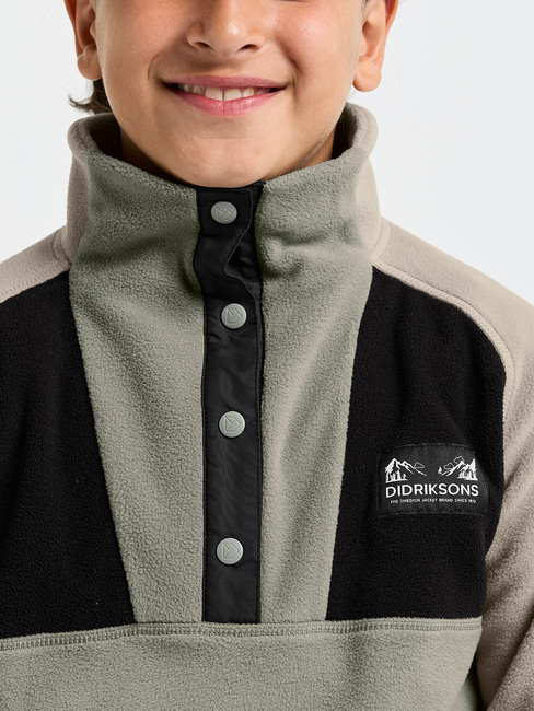 Didriksons Yokto Fleece-Pullover, Wilted Leaf