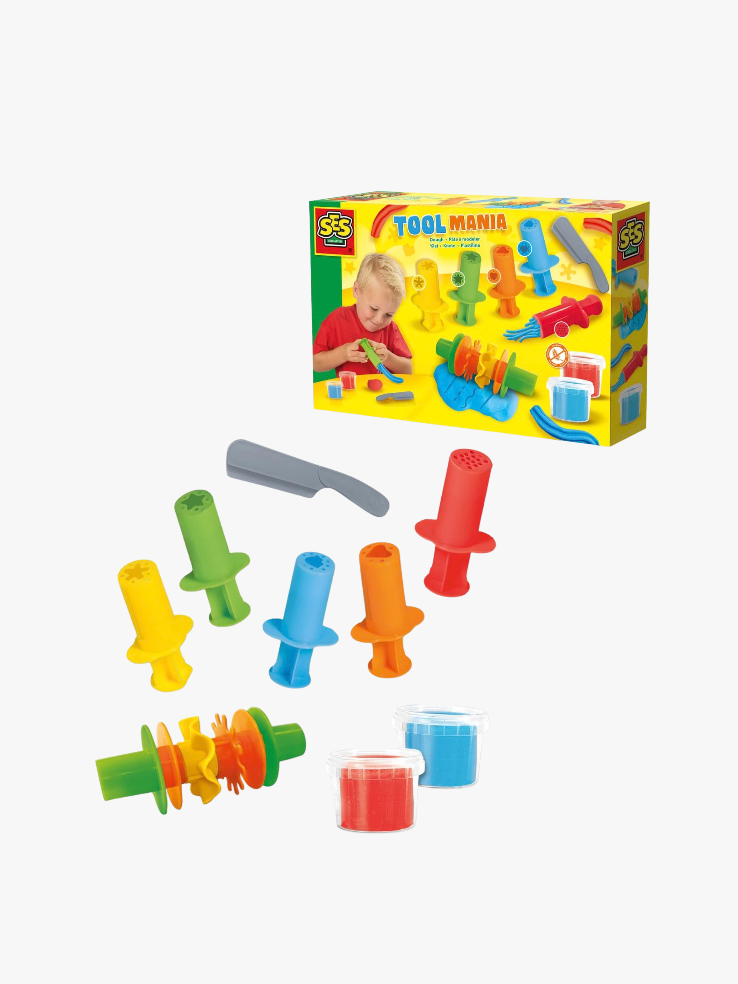 Modellierset mit Werkzeugen
