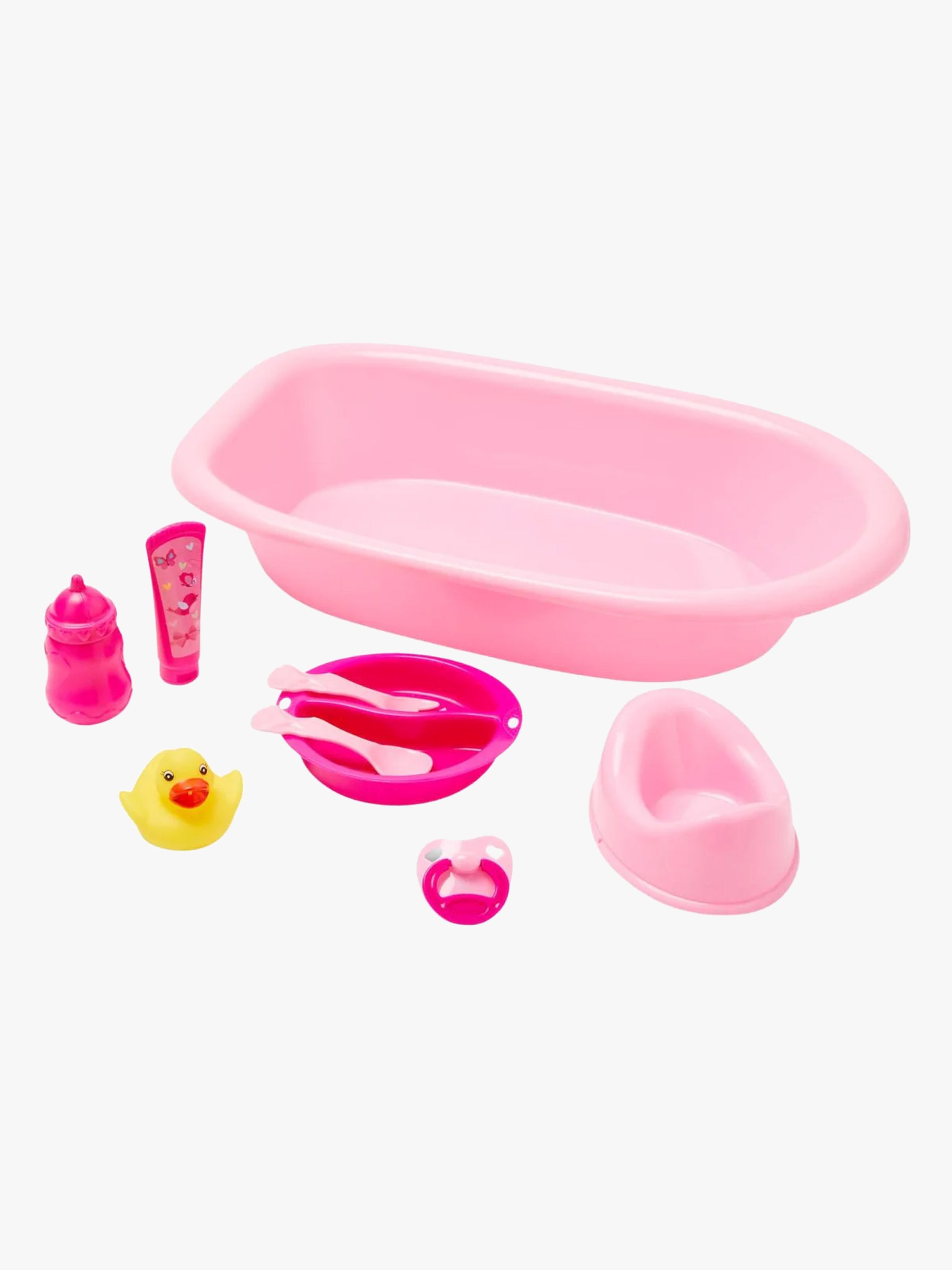 Bayer Design Set mit Badewanne für Puppe