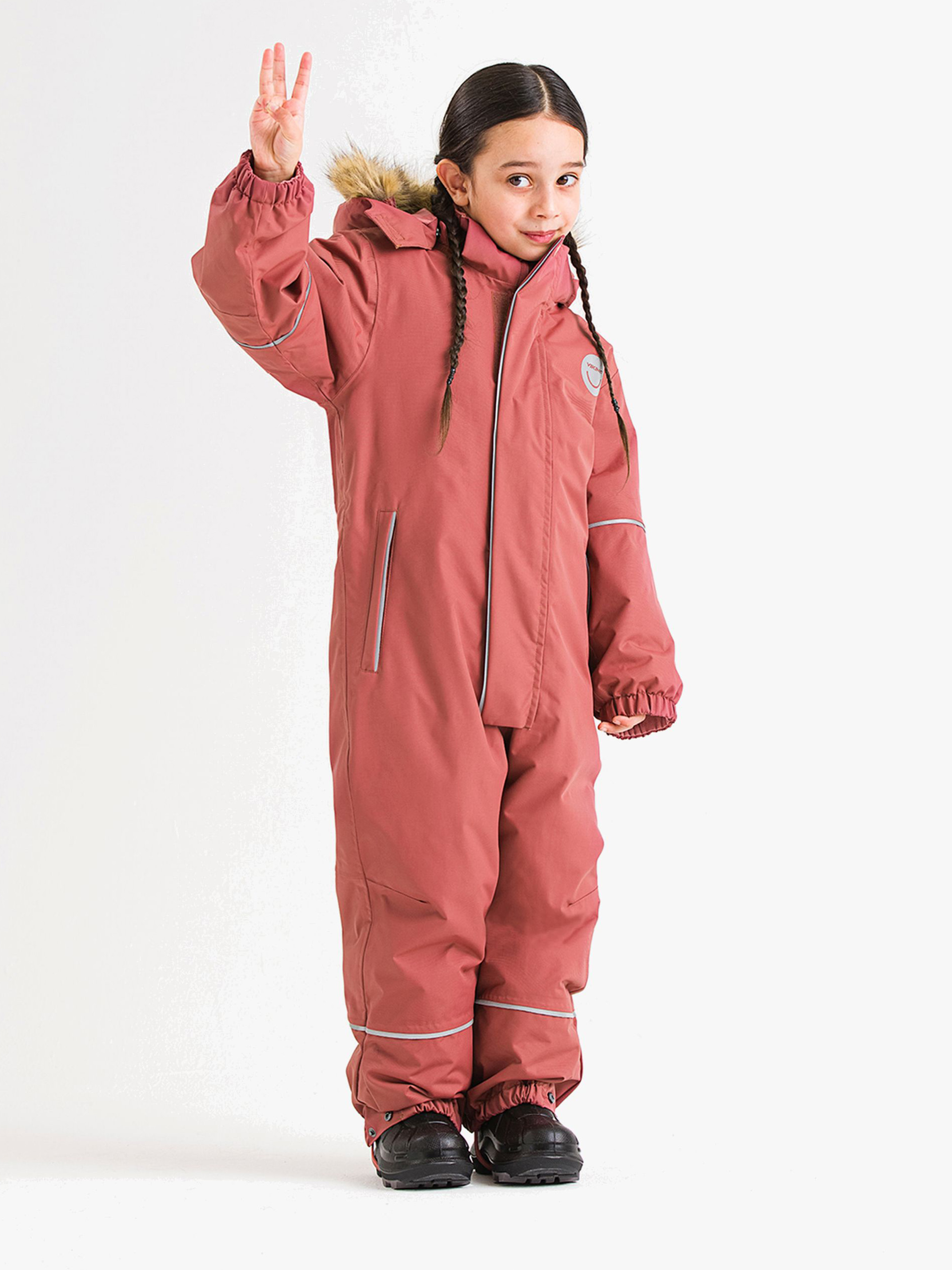 Viking Play Overall, Dunkelrosa, 110