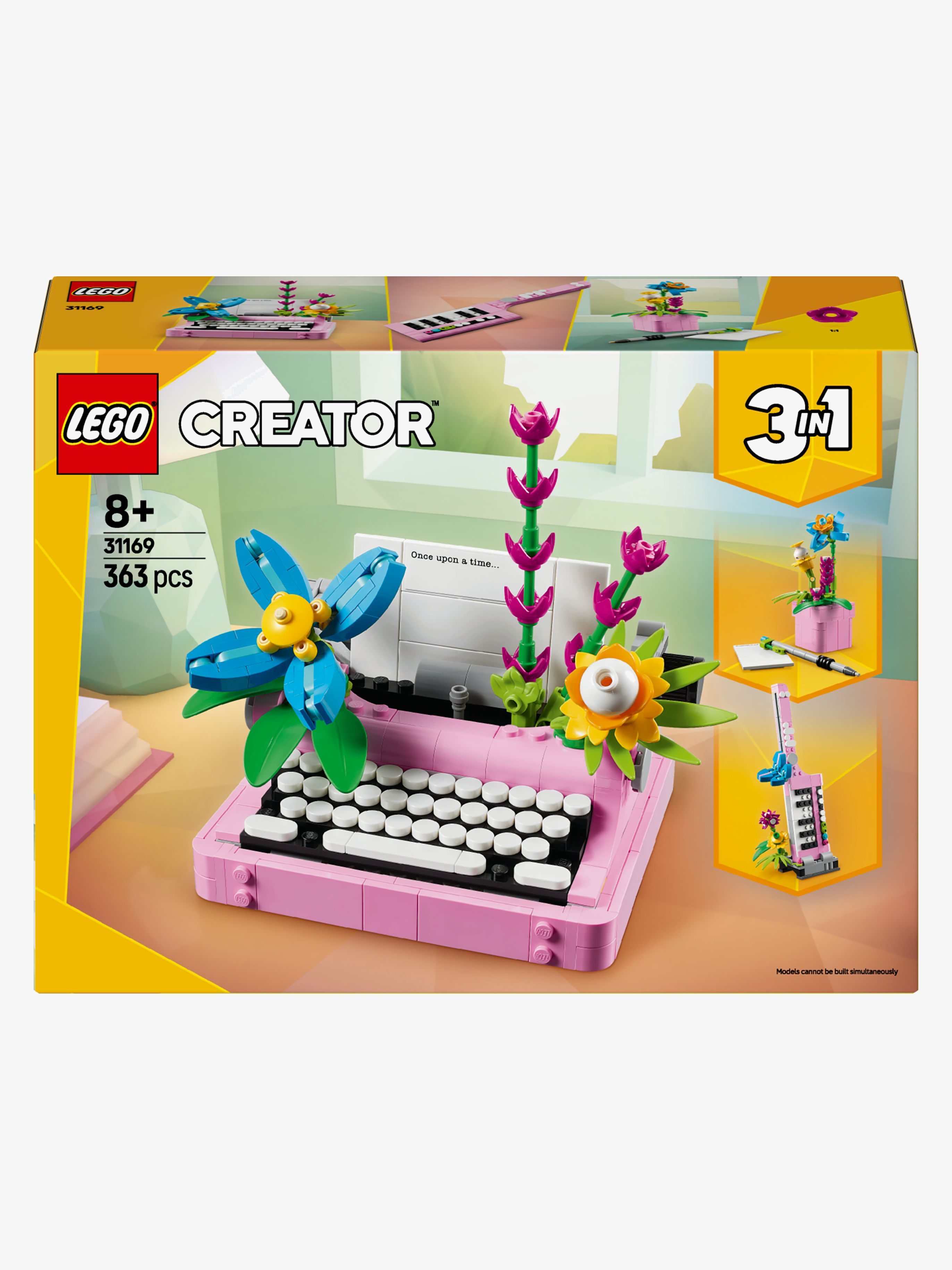 Creator 31169 Schreibmaschine mit Blumen