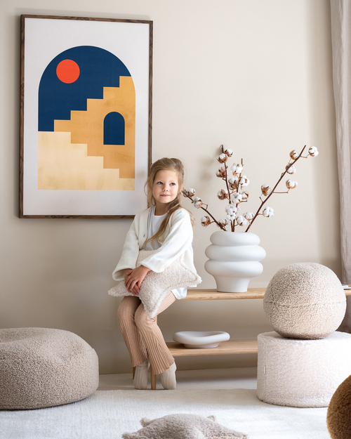 Wigiwama Ball Dekokissen, Biscuit