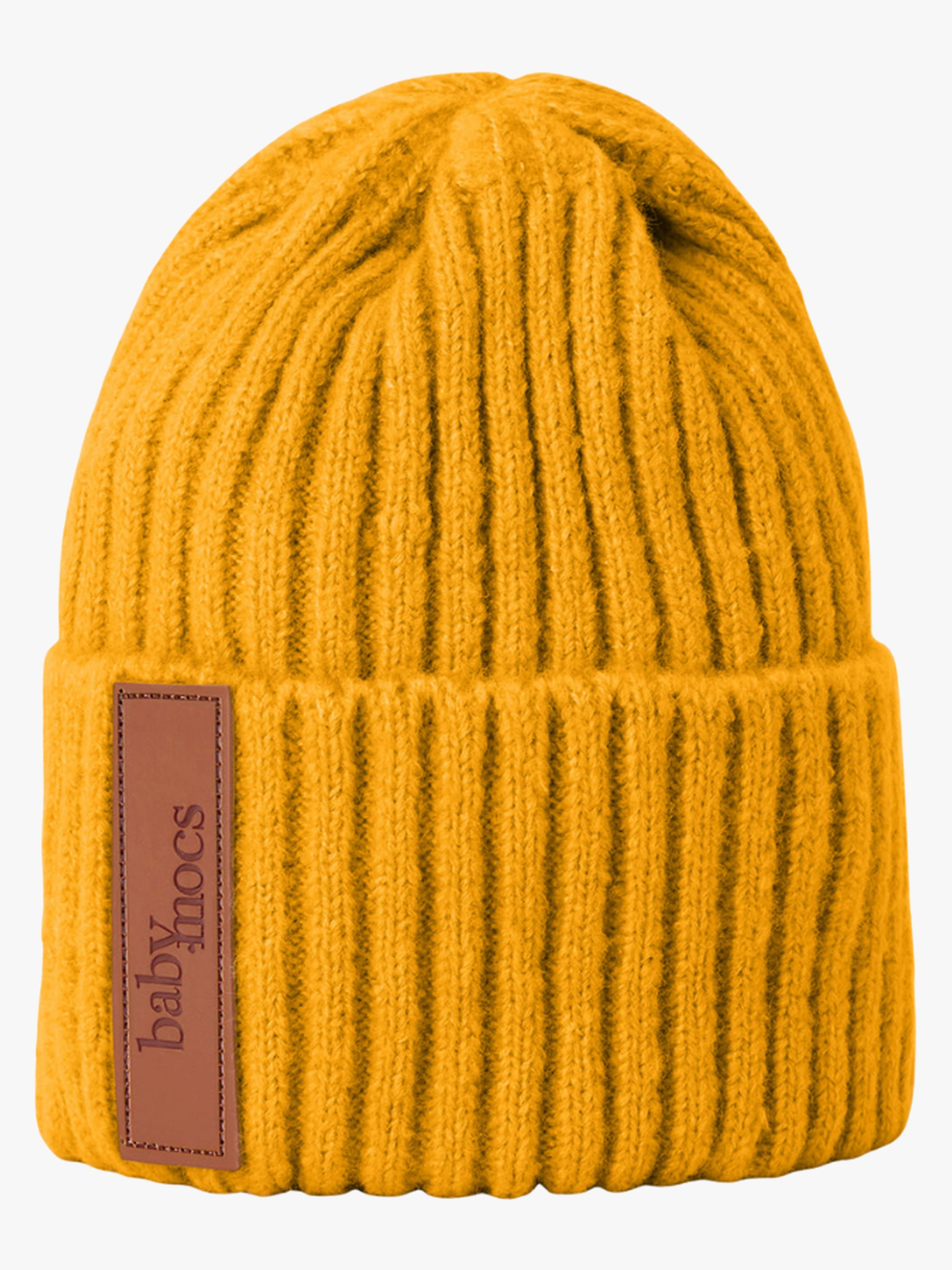Strickmütze, Gelb