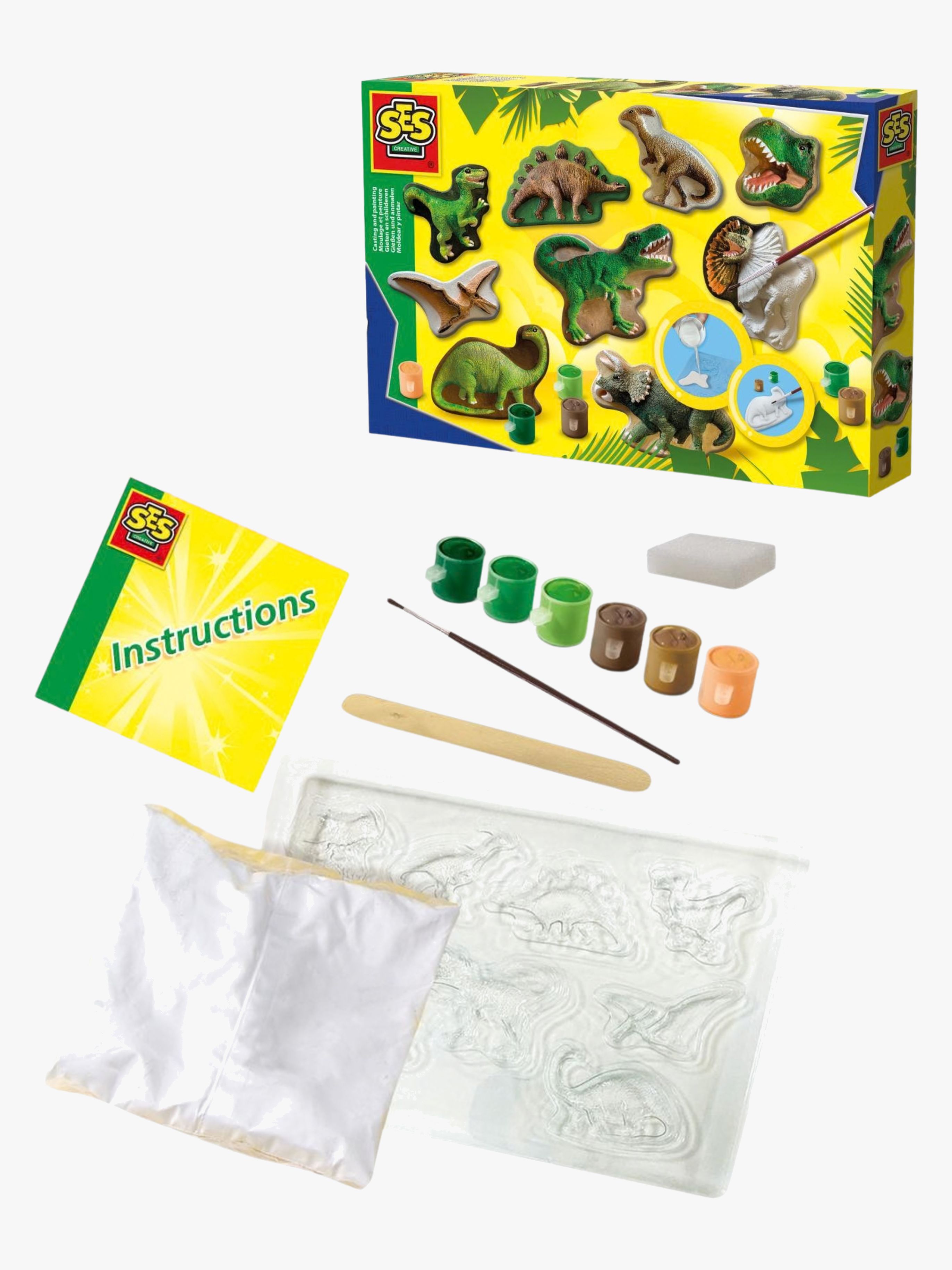 Kreativset Gipsfiguren Dinosaurier