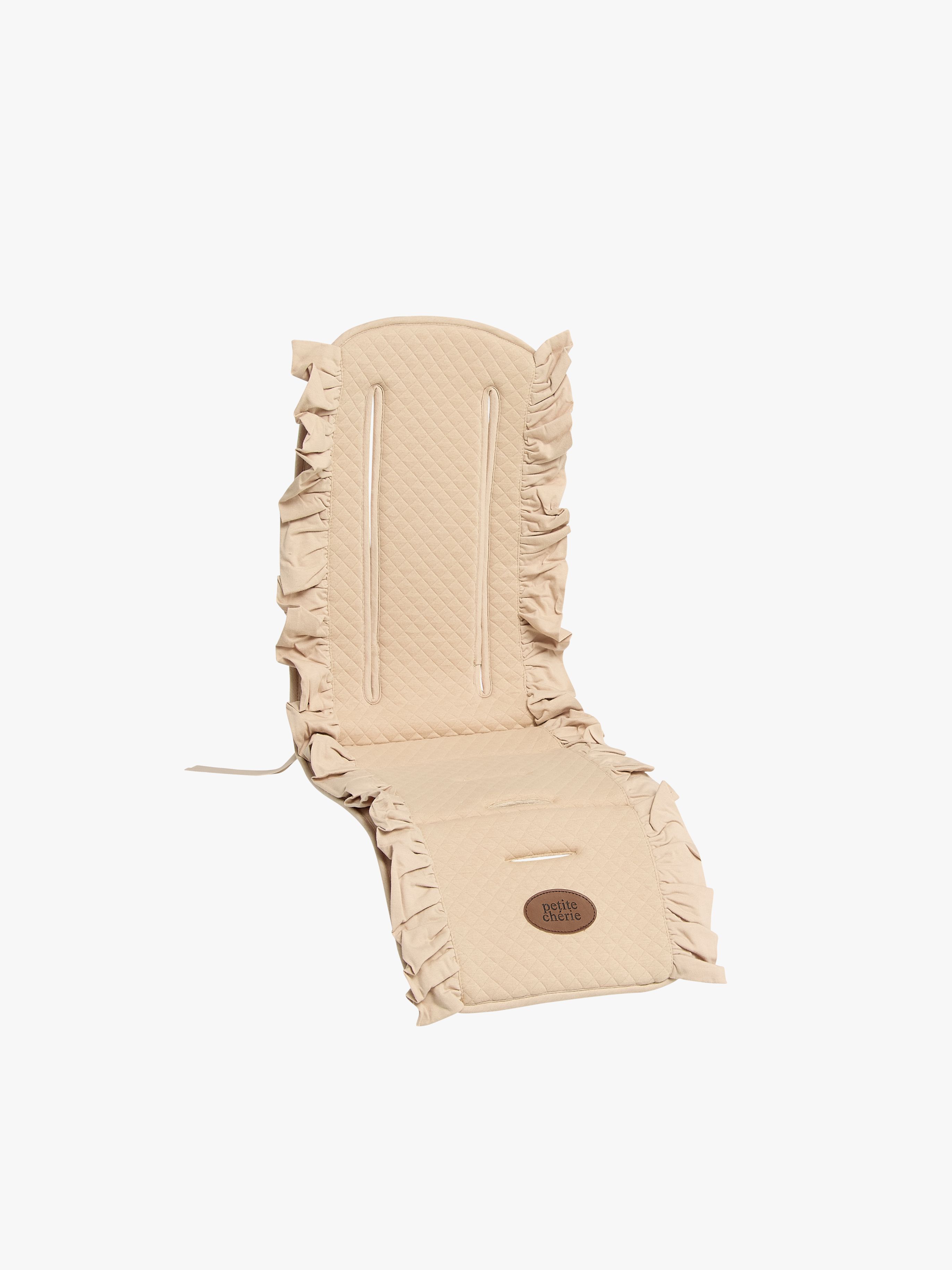 Petite Chérie  Soft Quilted Sitzkissen, Melange Beige