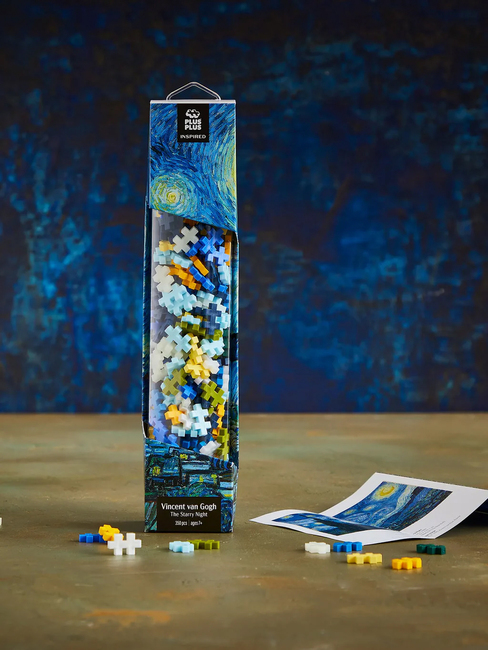 Plus Plus Bau-Set Inspiriert von Van Goghs Sternennacht