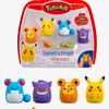 Squishmallows Squishalongs Pokémon Figurenset Pikachu, Gengar, Teddiursa & Marill 4er-Pack
