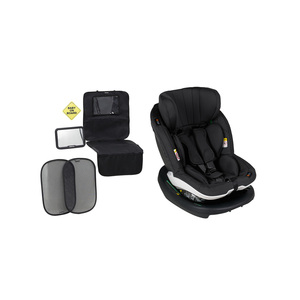 BeSafe iZi Modular RF X1 i-Size Kindersitz inkl. Zubehörpaket, Fresh Black Cab