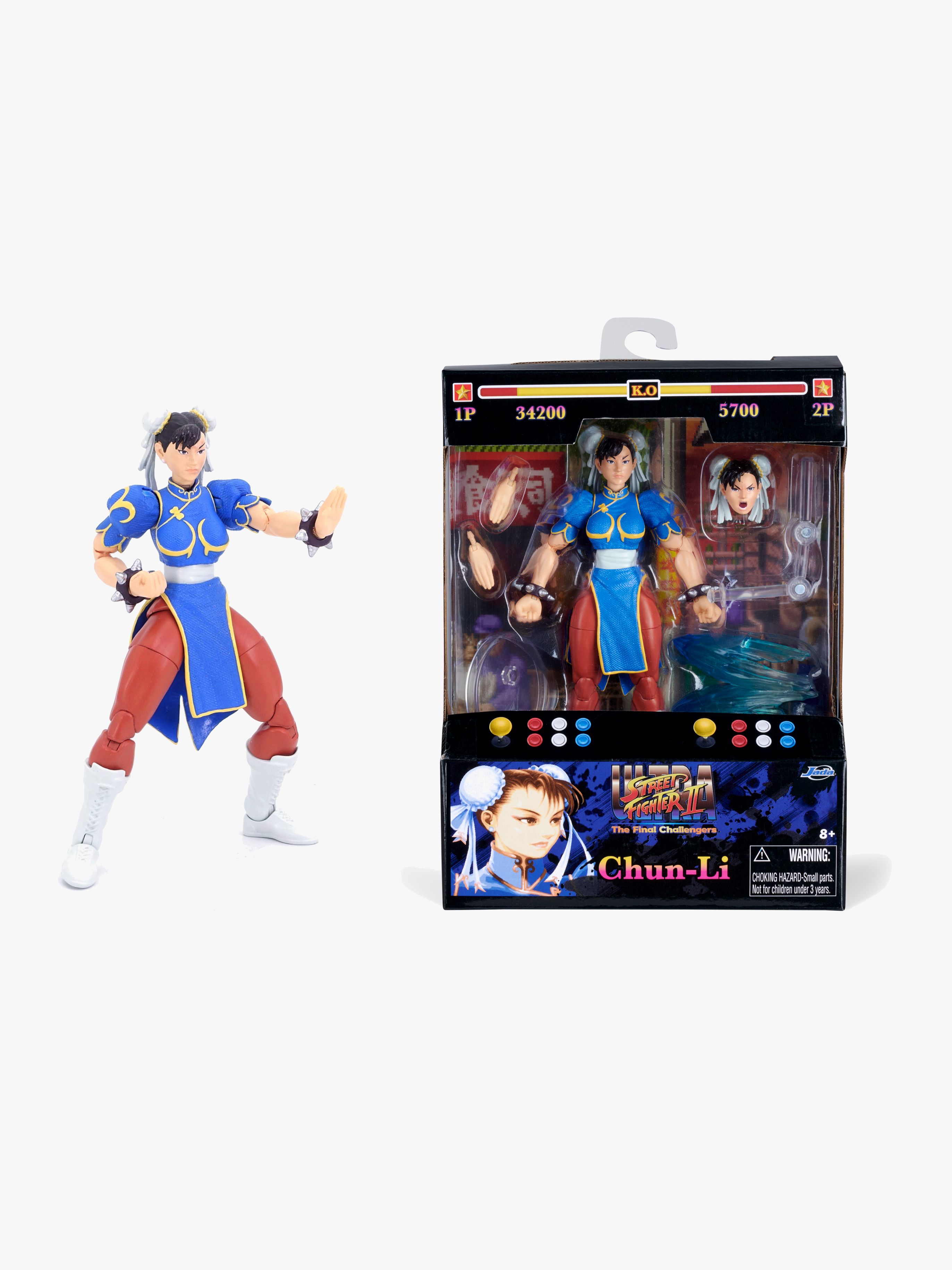 Street Fighter II Chun-Li 6" Actionfigur