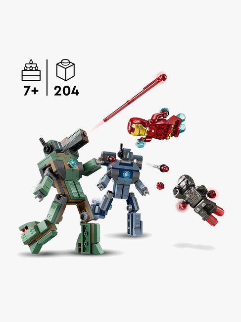 LEGO Super Heroes 76320 Iron Man & War Machine vs. Hammer-Drohnen