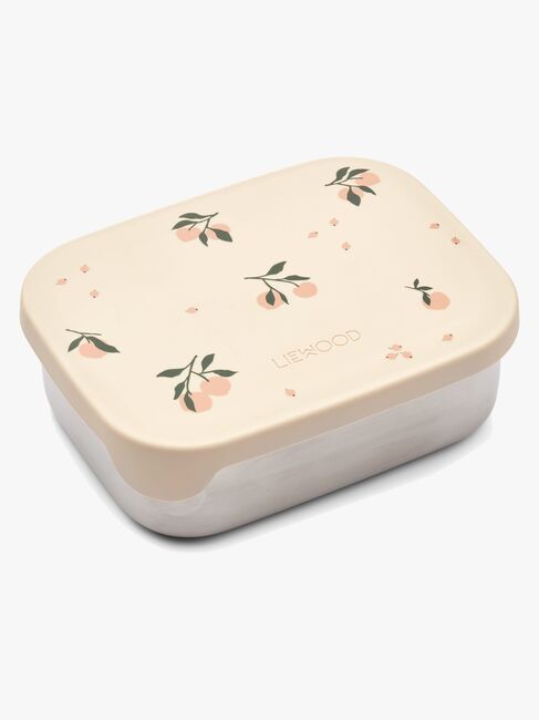 LIEWOOD Arthur Gemusterte Brotdose, Peach/Sea Shell