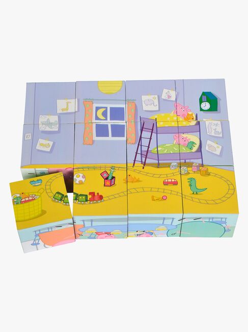 Peppa Wutz Würfelpuzzle 12 Teile, 16x12 cm