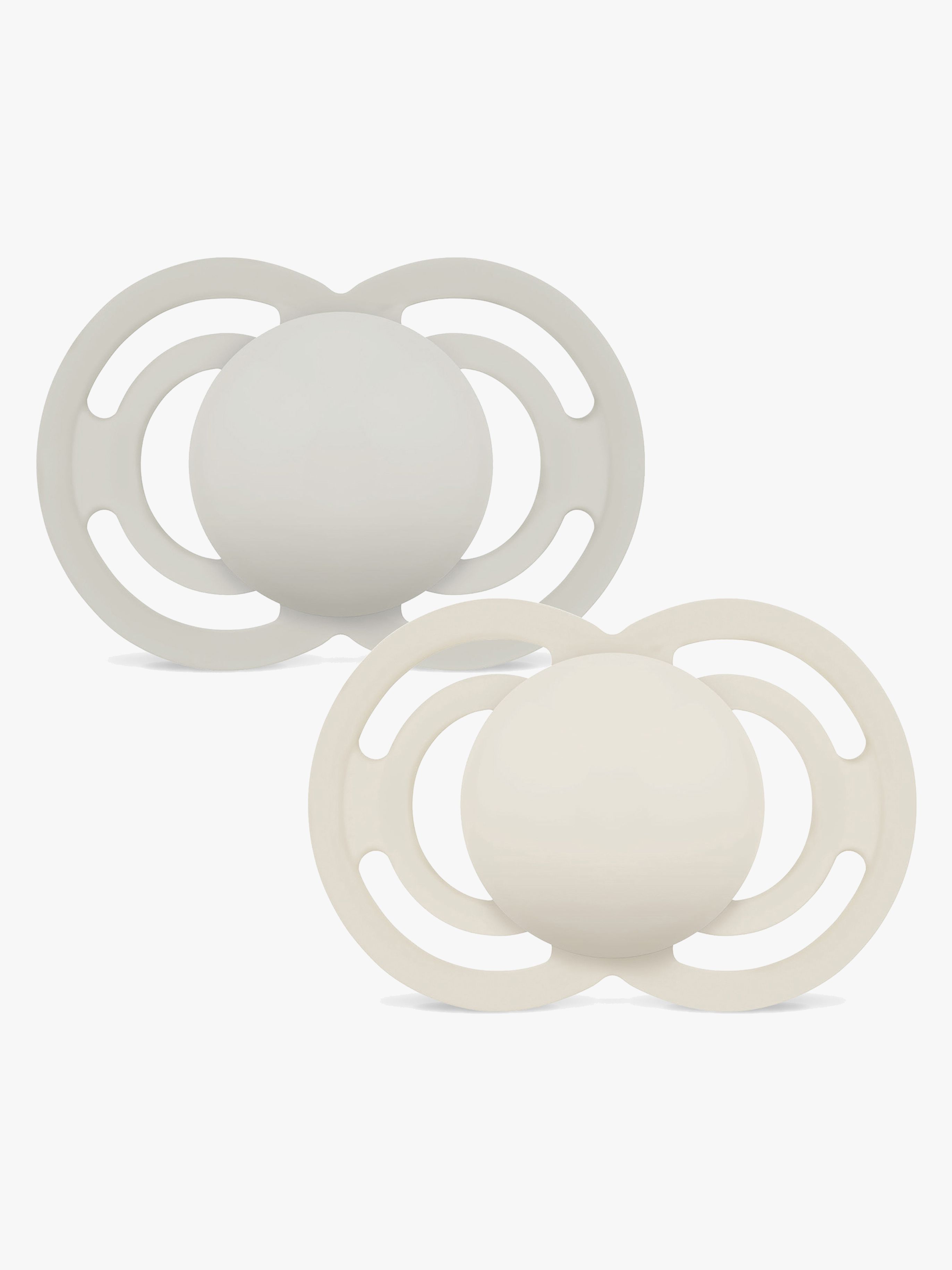 Perfect Schnuller Silikon 2er-Pack 6-16m, Neutral