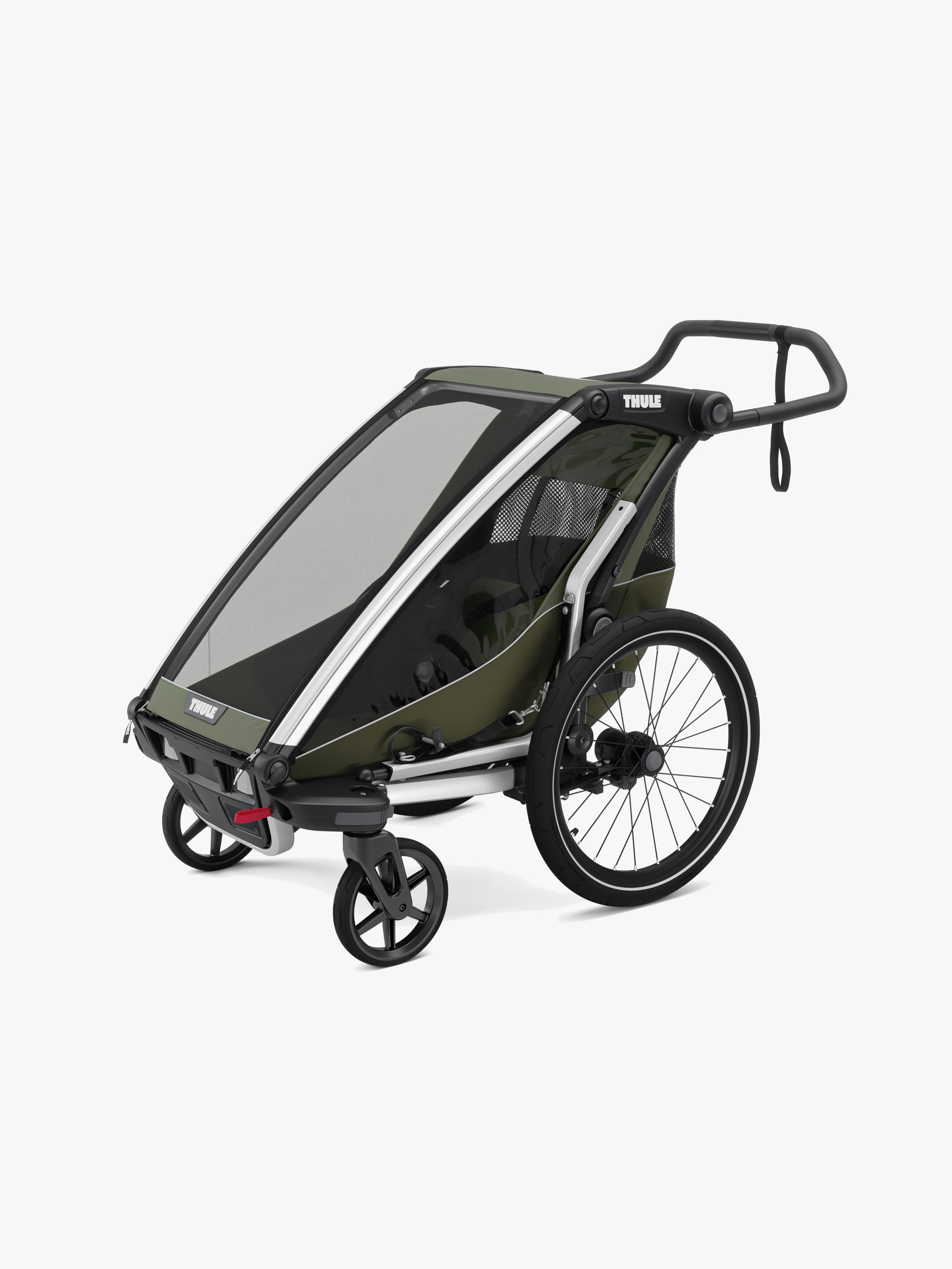Chariot Lite Single Fahrradanhänger, Vintage Green