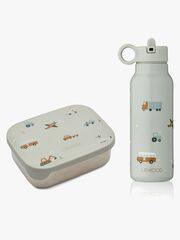 LIEWOOD Arthur Brotdose und Falk Flasche, Vehicles/ Dove Blue