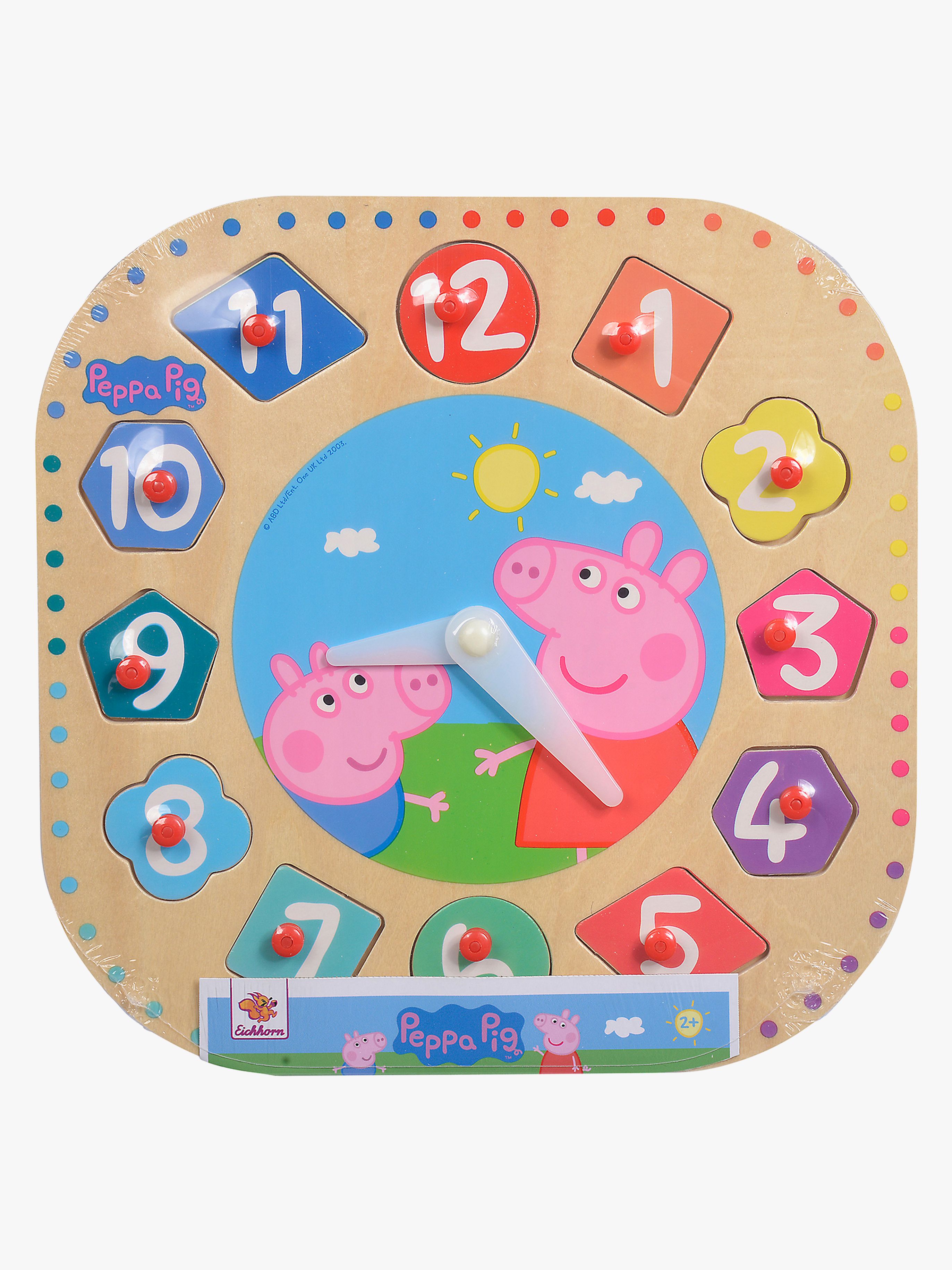 Peppa Wutz Puzzle Uhr, 25 cm