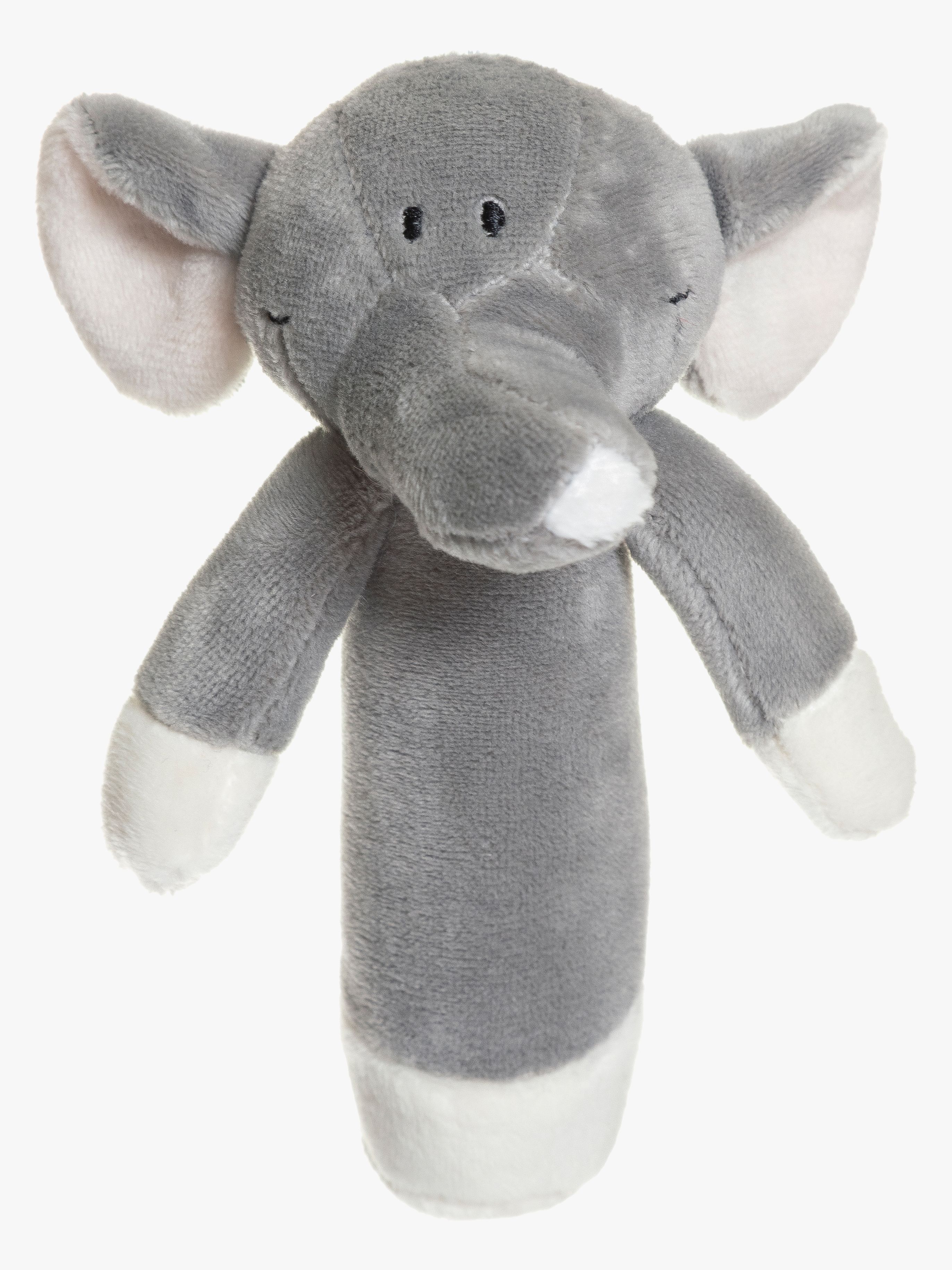 Teddykompaniet Diinglisar  Elefant Rassel, Grau, Babyspielzeug