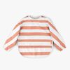 Done By Deer Langärmliges Lätzchen, Stripes Papaya