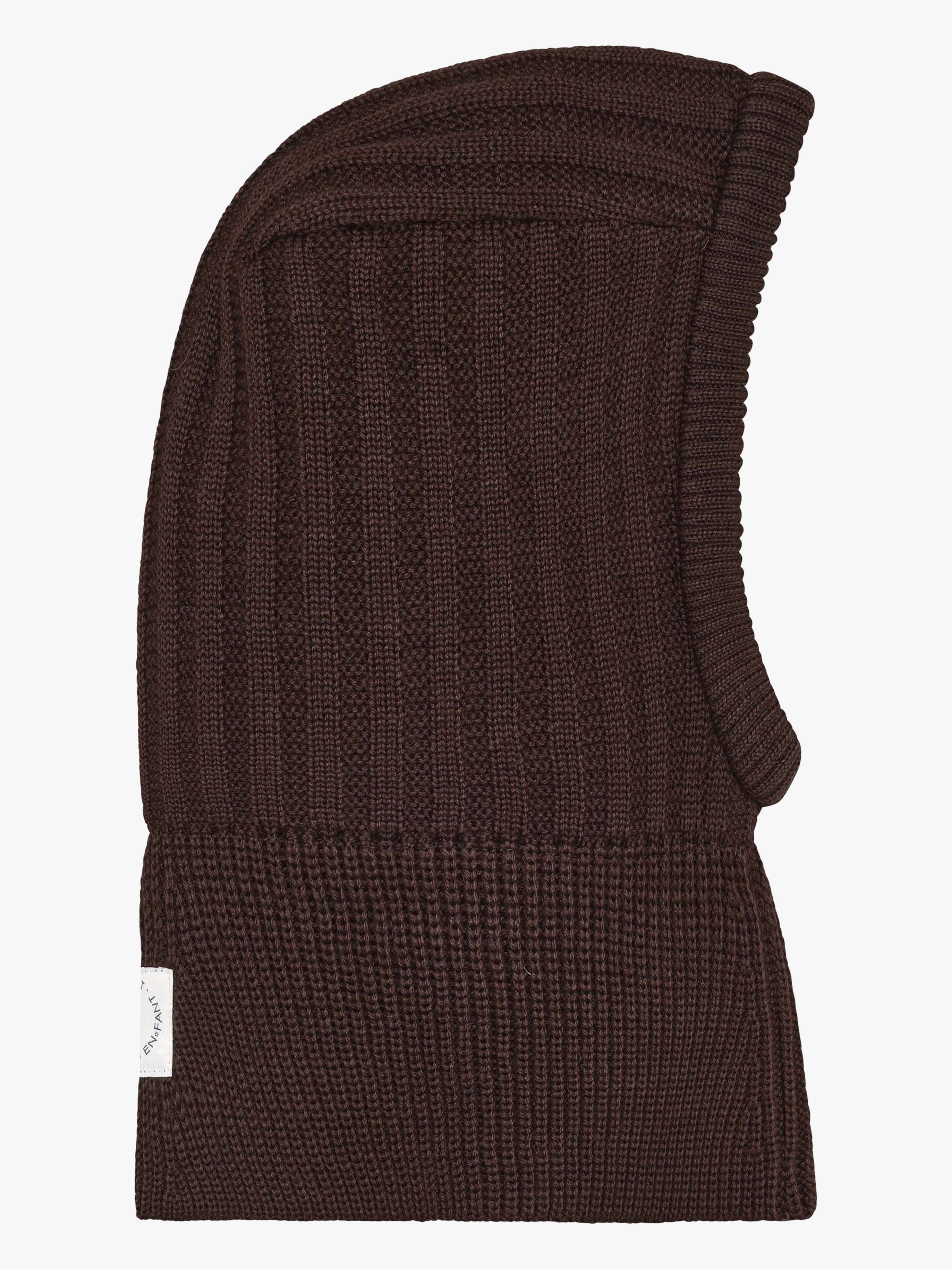 Schlupfmütze Wollmischung, Coffee Bean, 50