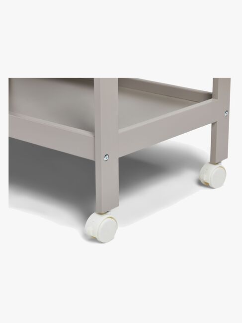 JLY Dream Wickeltisch mit ausziehbarer Badewanne, Warm Grey