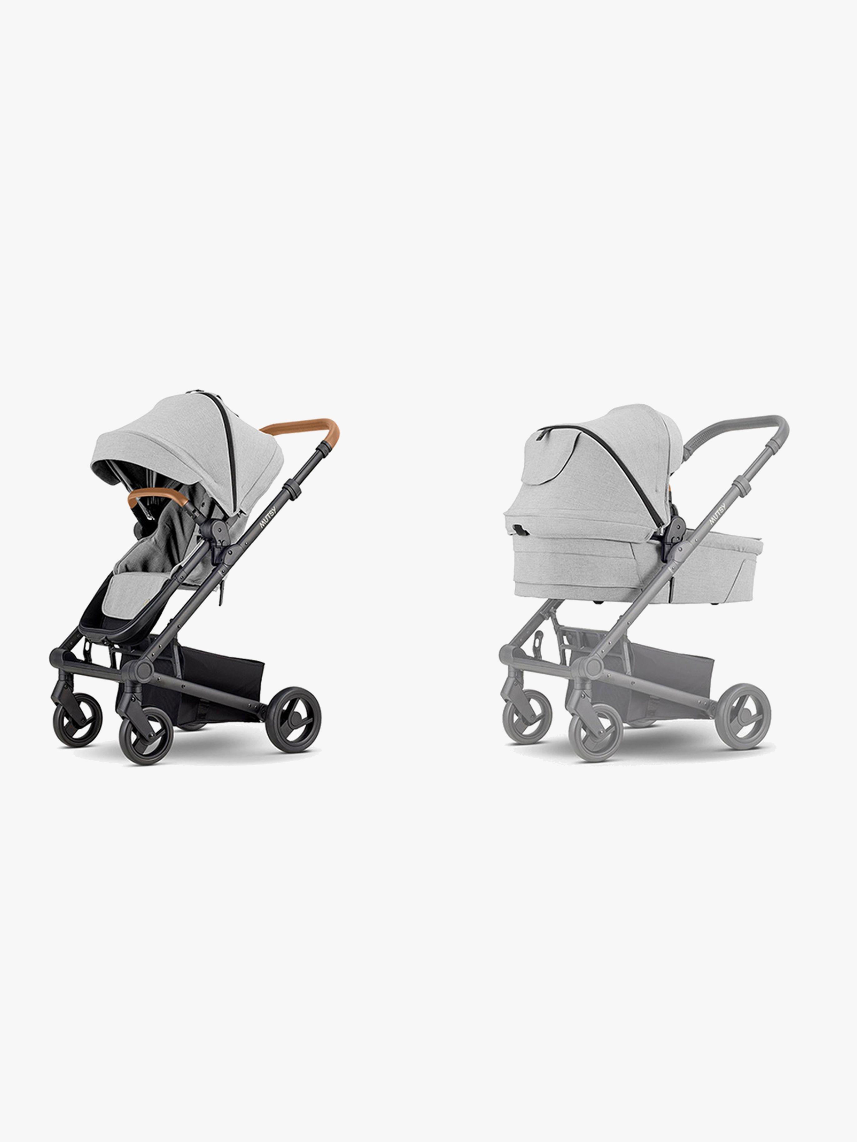 Mutsy Nexo+ Kombikinderwagen, Zementgrau