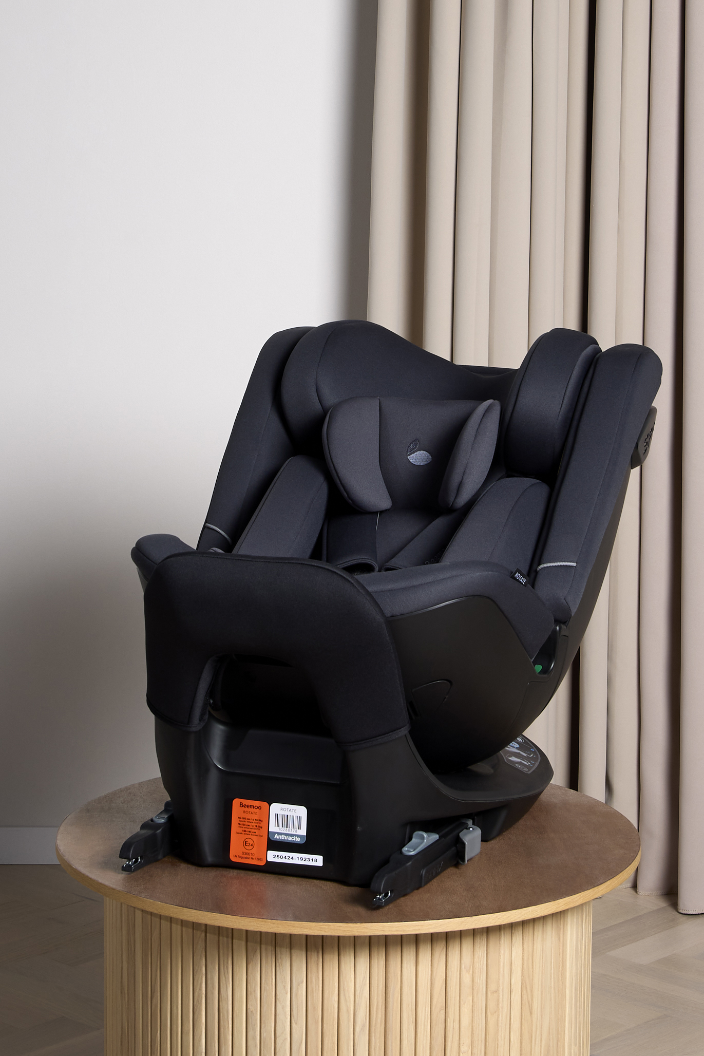 Beemoo Rotate i-Size Kindersitz, Anthracite