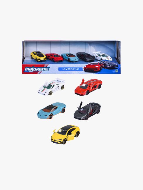 Majorette Lamborghini Geschenkverpackung 5er-Set