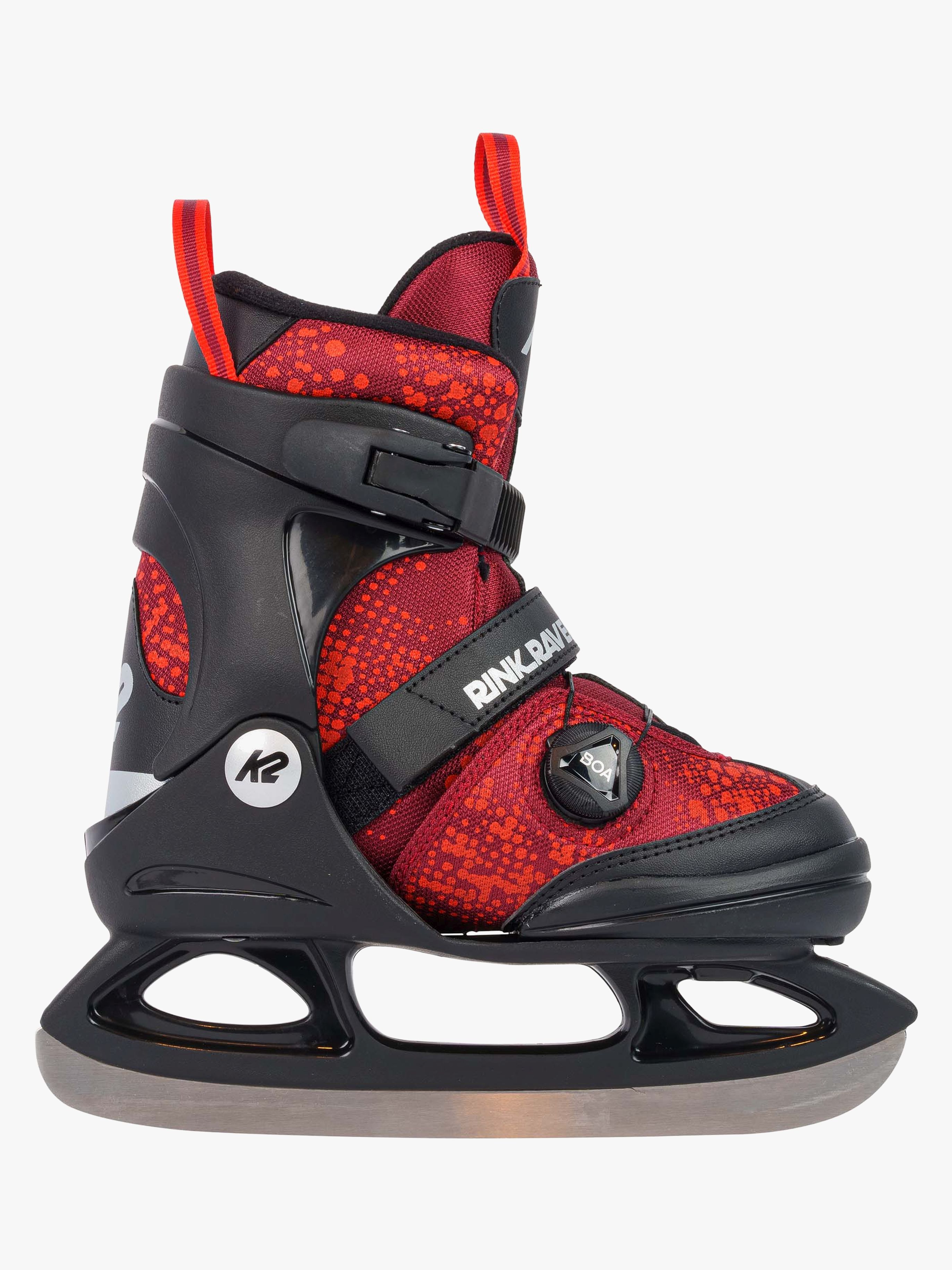 Rink Raven Ice Boa Schlittschuhe, Black / Red